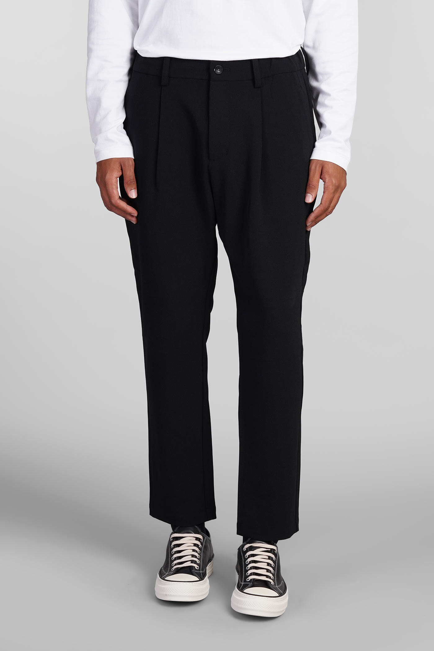 Attachment Pants In Black Polyester