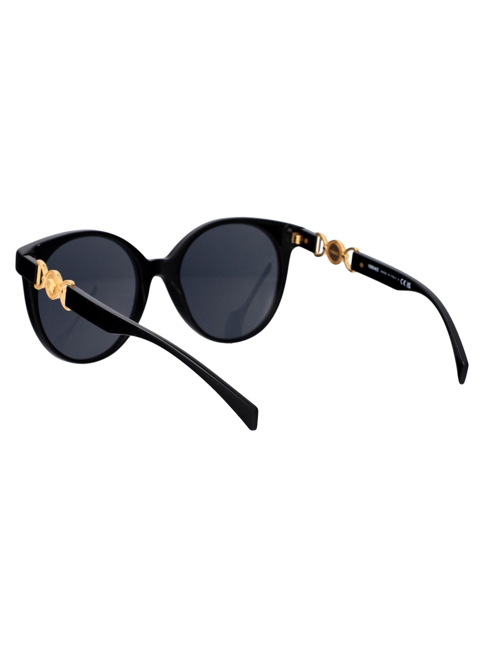 Shop Versace 0ve4442 Sunglasses In Gb1/87 Black