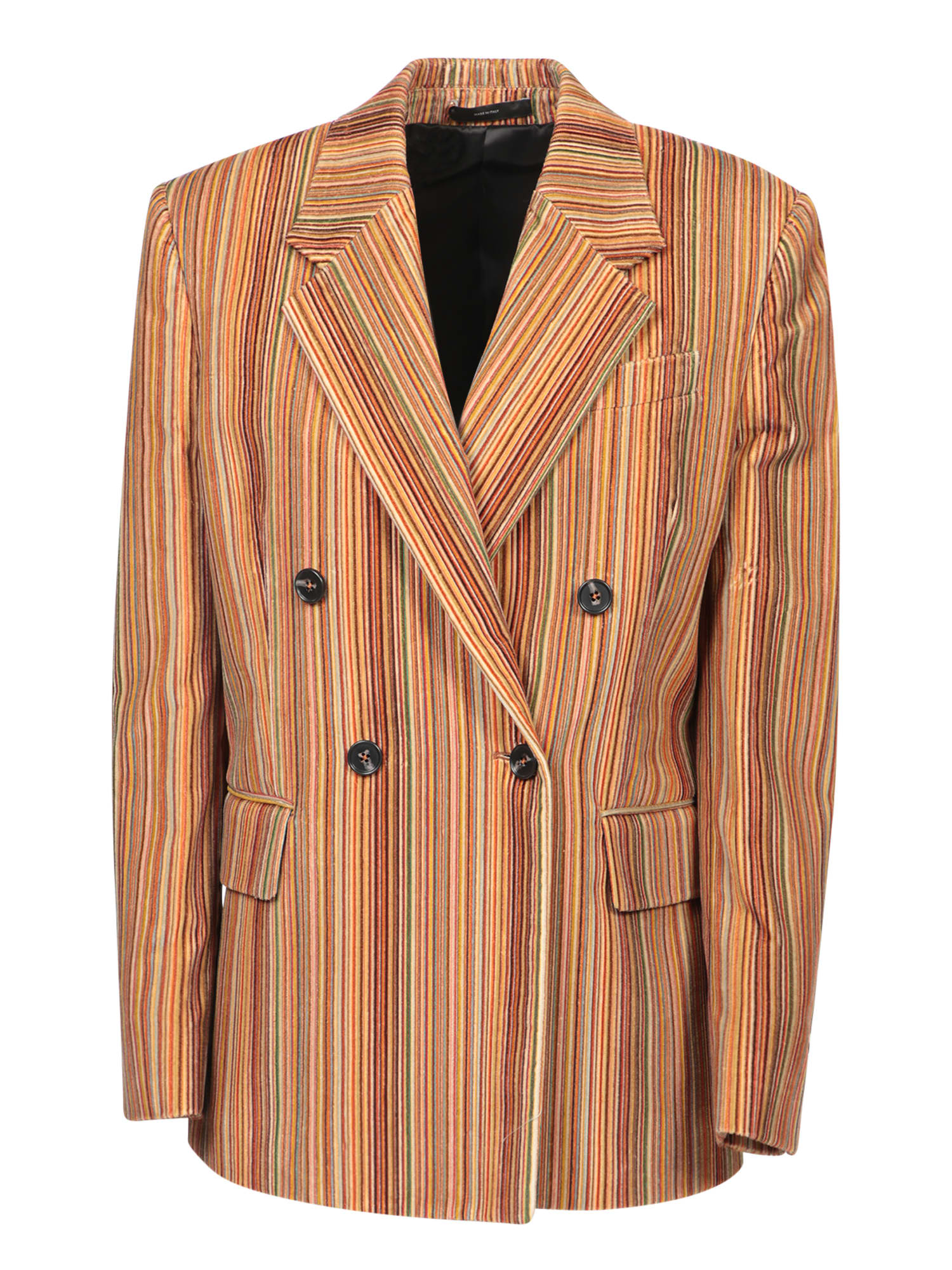 Shop Paul Smith Stripes Multicolor Jacket