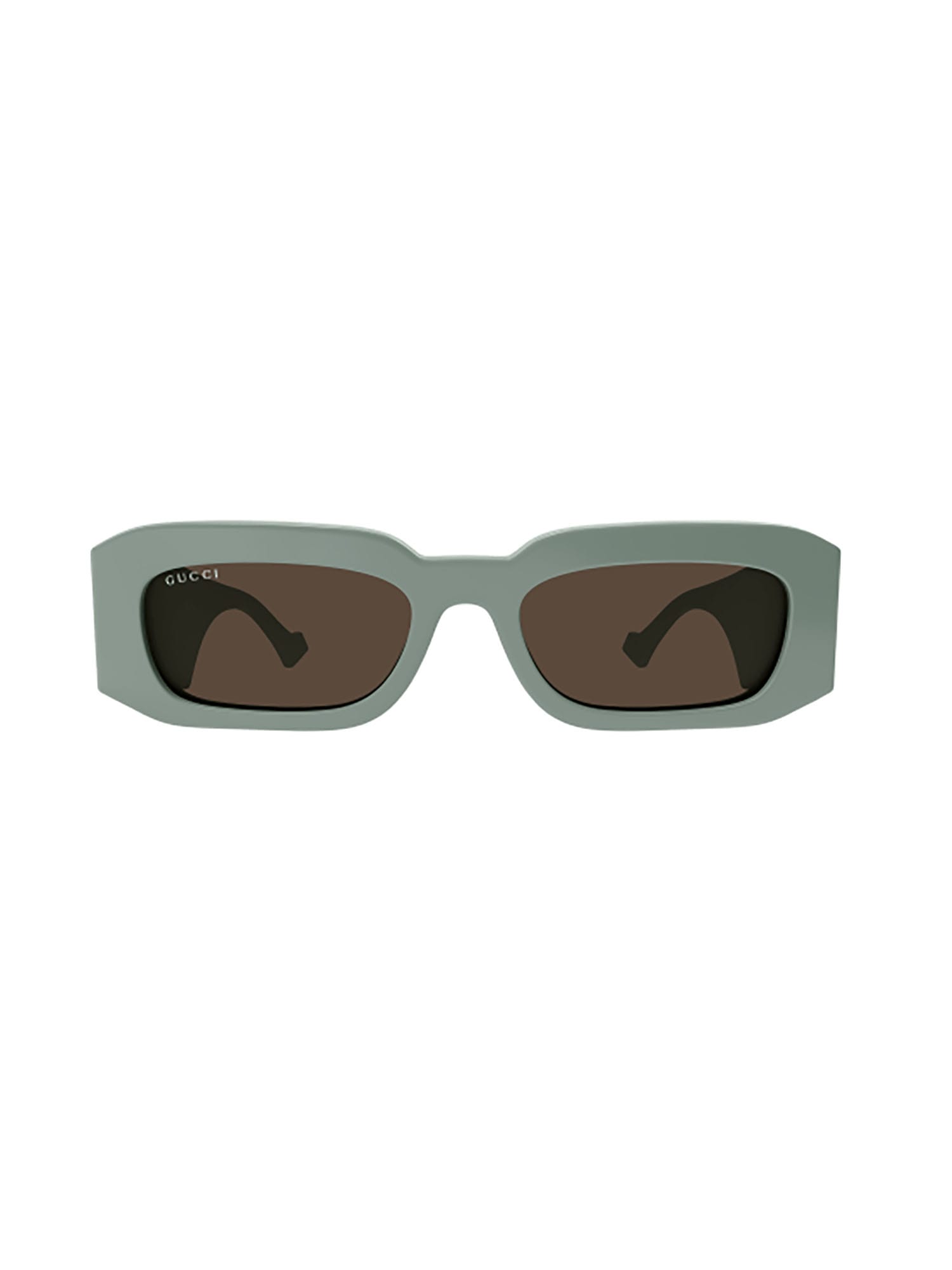 Gucci Gg1426s Sunglasses In Green Green Brown