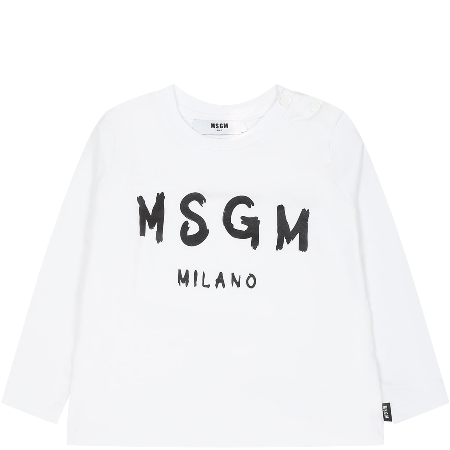 tシャツ Tシャツ MSGM(エムエスジーエム)Kids ＆ Junior ブランドロゴ