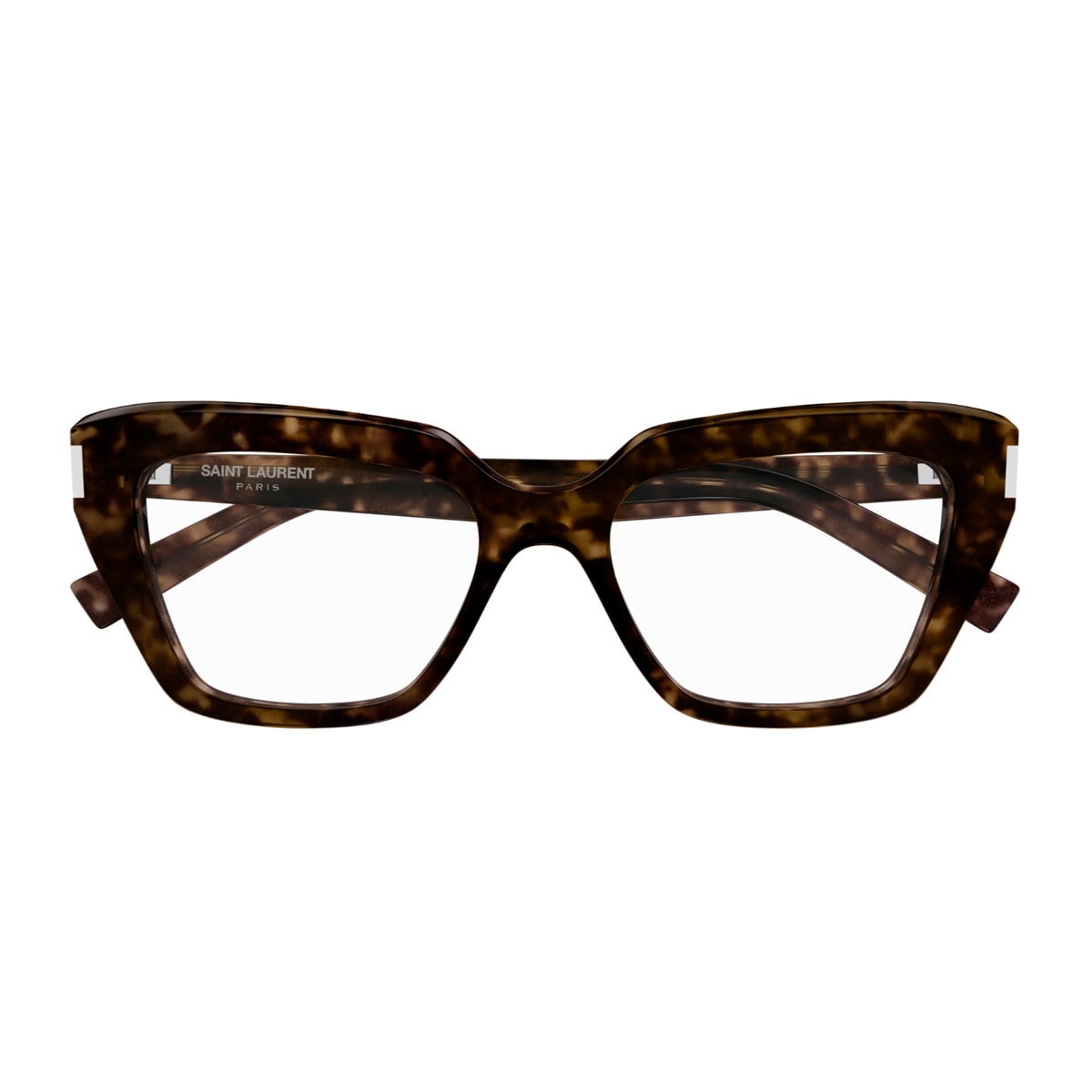 Saint Laurent Sl 829 Linea Corner Angle 002 Havana Glasses In Brown