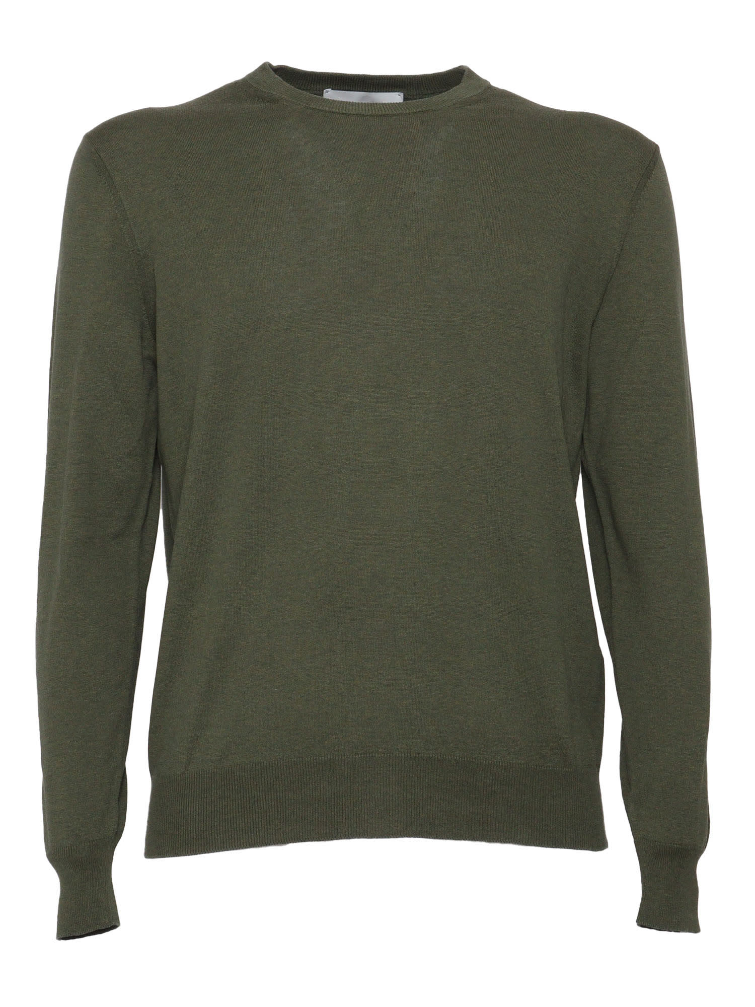 Ballantyne Classic Crew Neck Pullover In Rich Green In Green