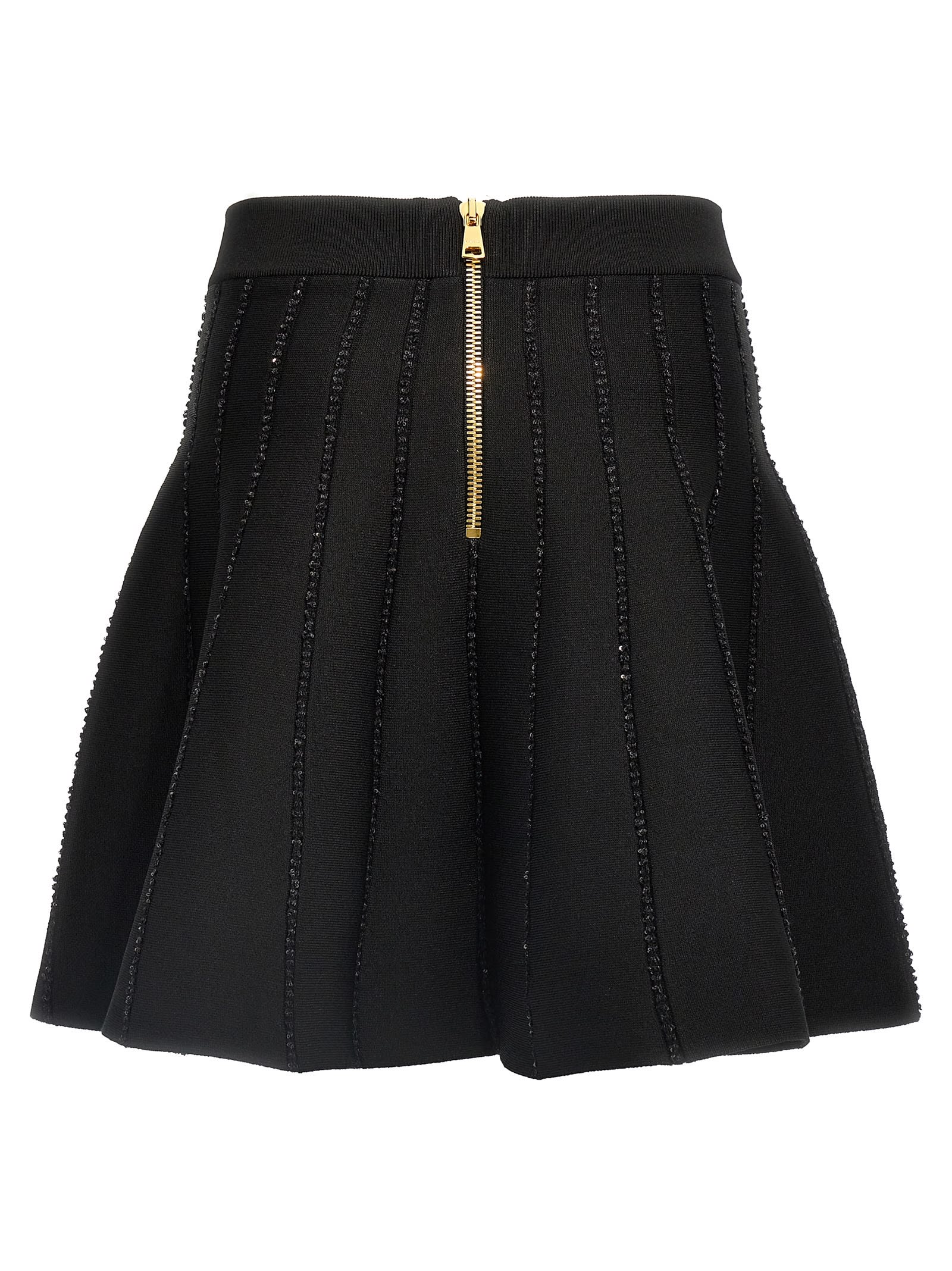 BALMAIN SEQUIN SKIRT