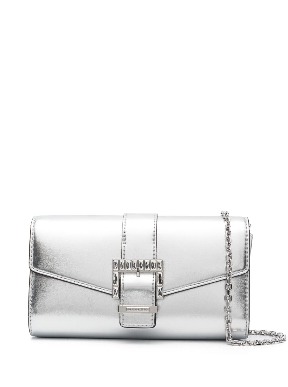 Michael Kors Clutch Bag Penelope In Leather In Rosa