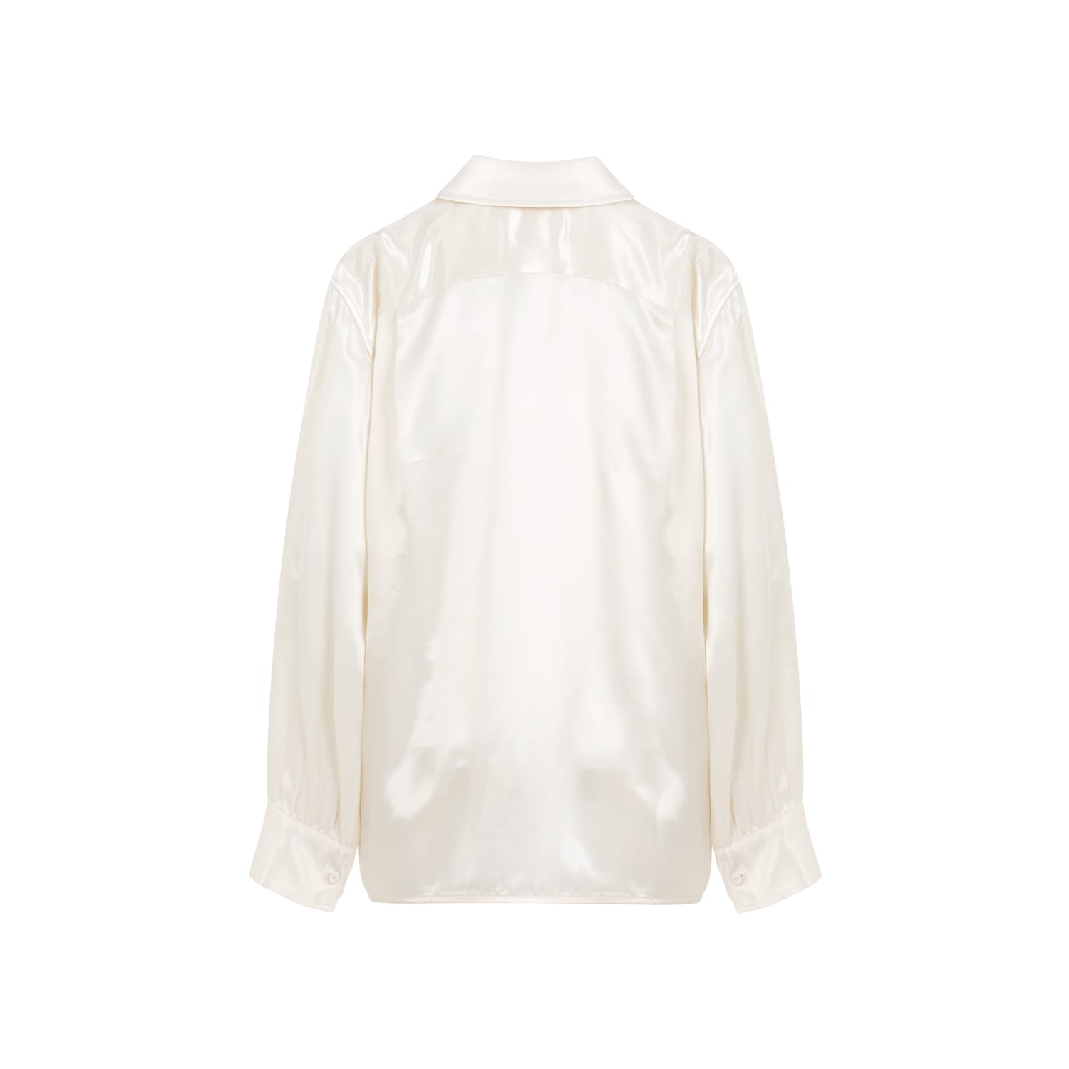 Shop Jil Sander Viscose Shirt In Raw Cotton