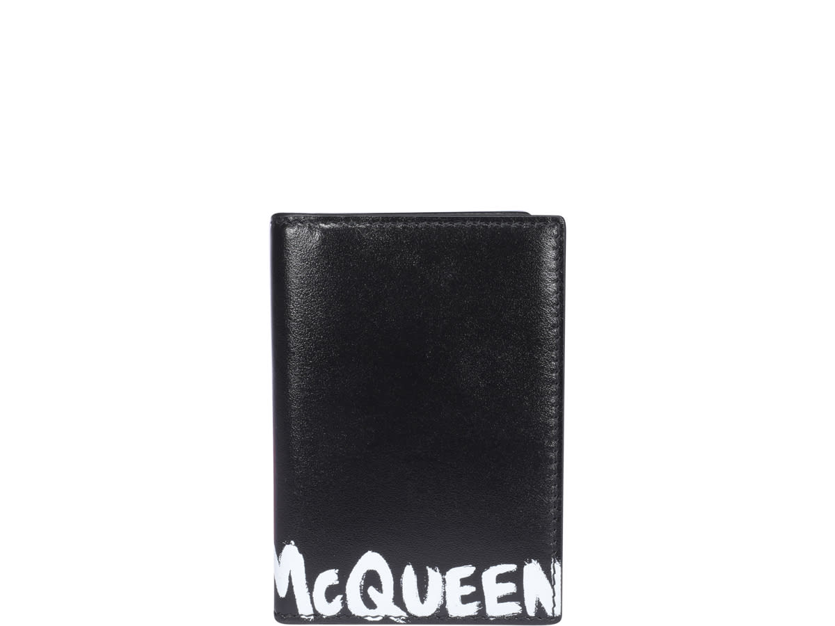 Alexander McQueen Graffiti Logo Pocket Organizer