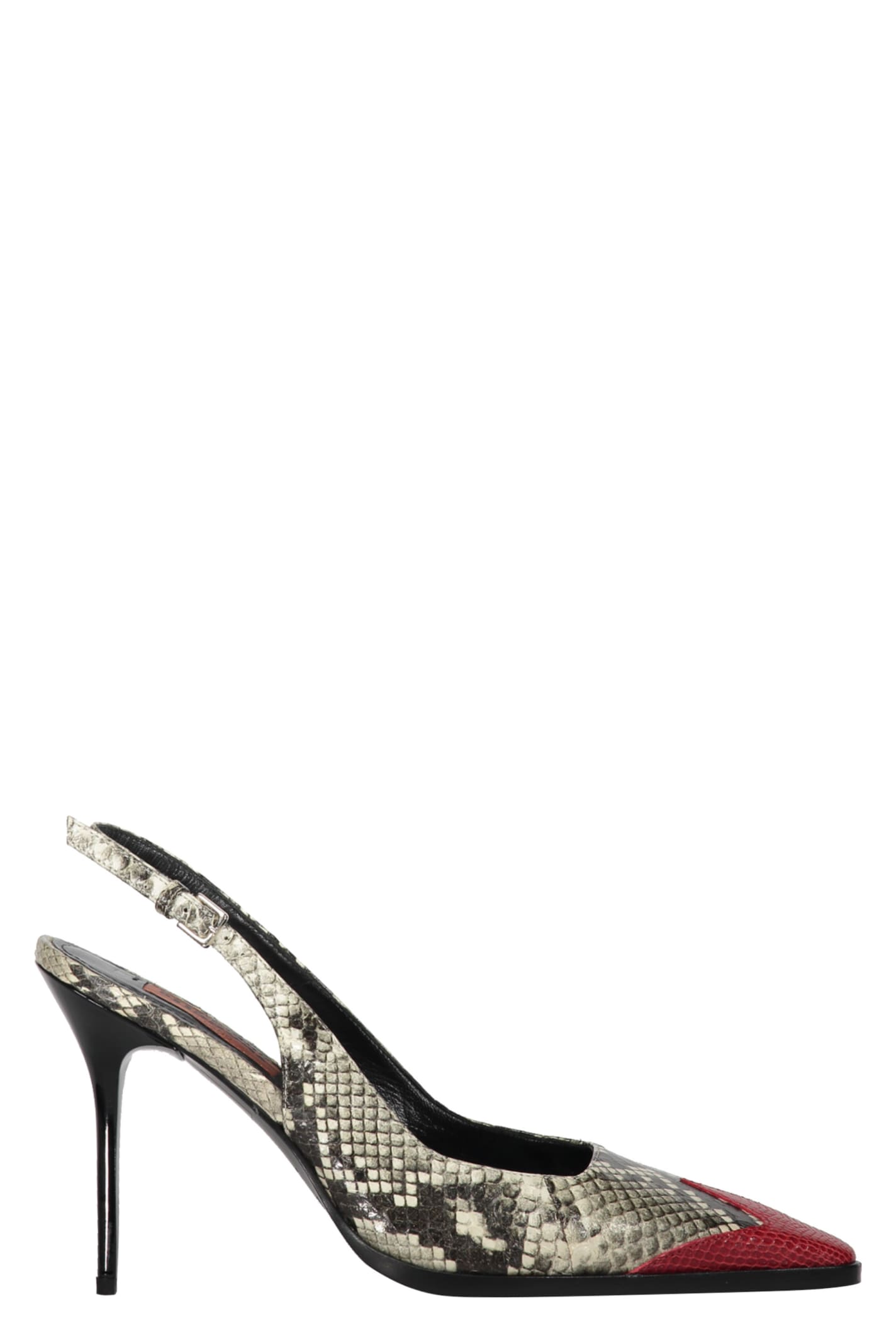 Missoni Leather Slingback Pumps In Animalier