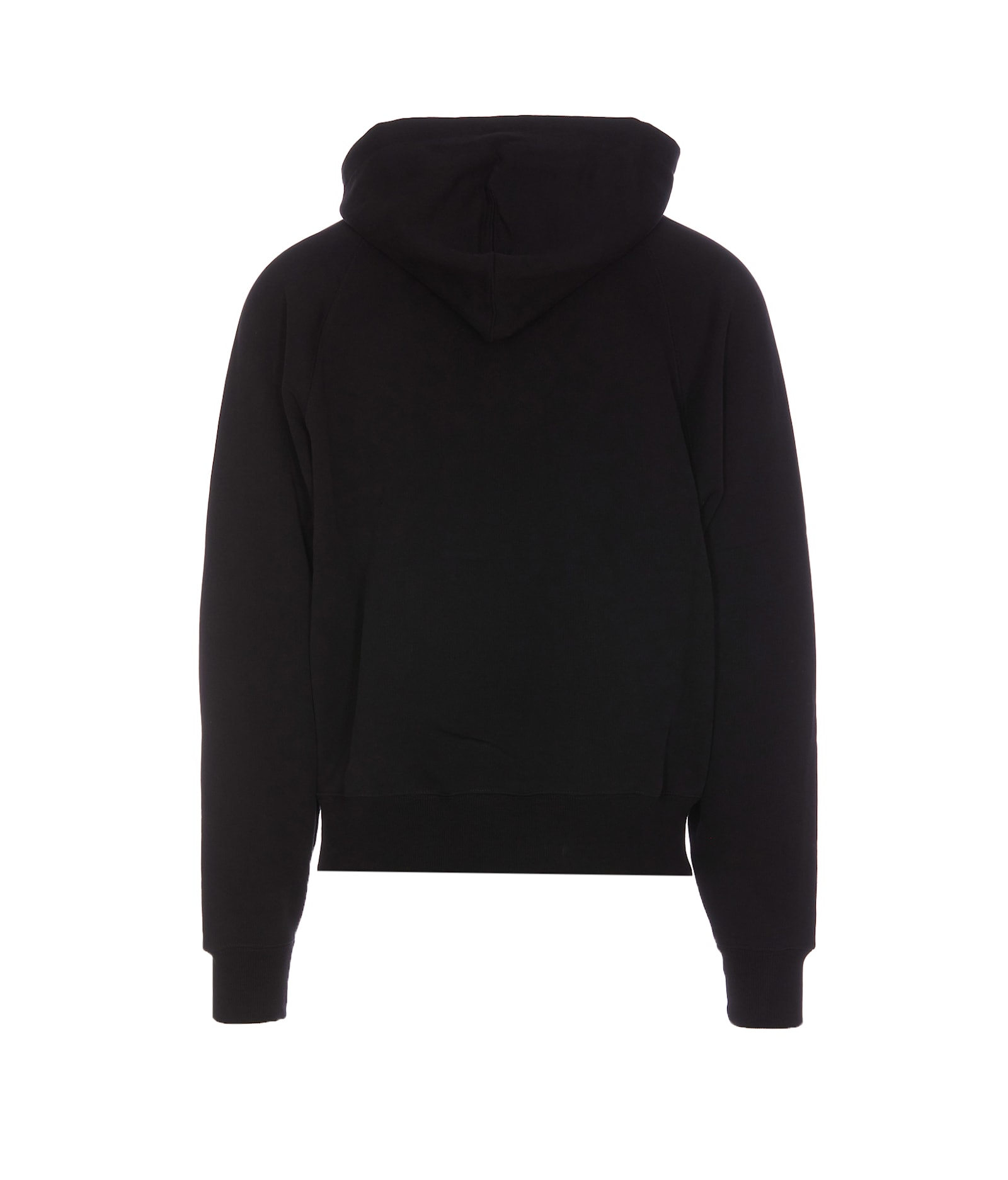 Shop Ami Alexandre Mattiussi Boxy Hoodie In Black