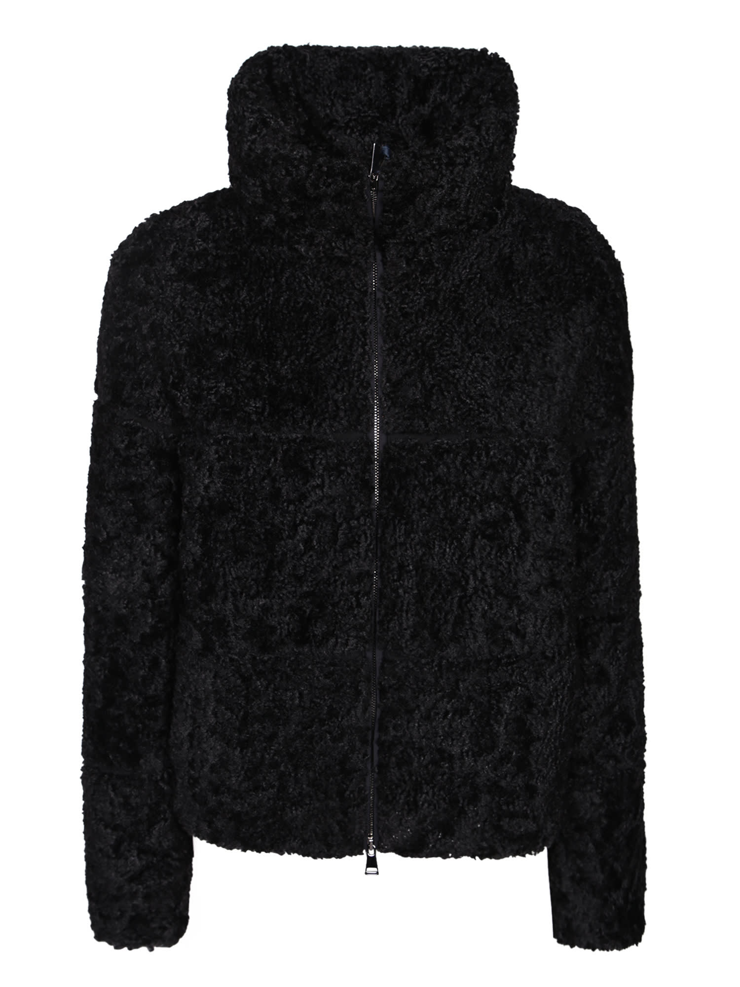 Shop Moncler Segura Black Down Jacket