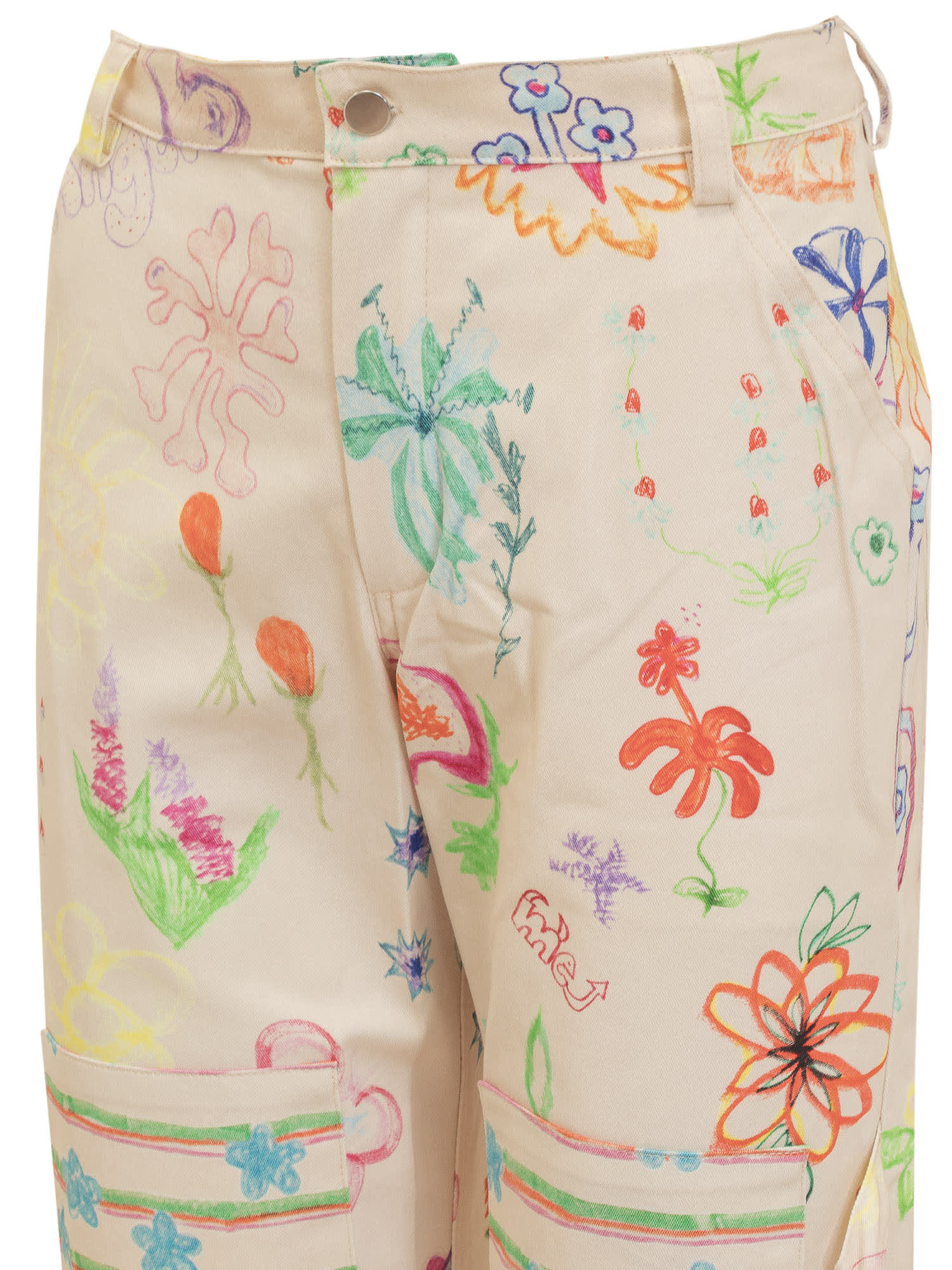 Shop Collina Strada Chason Jeans In Floral Doodle
