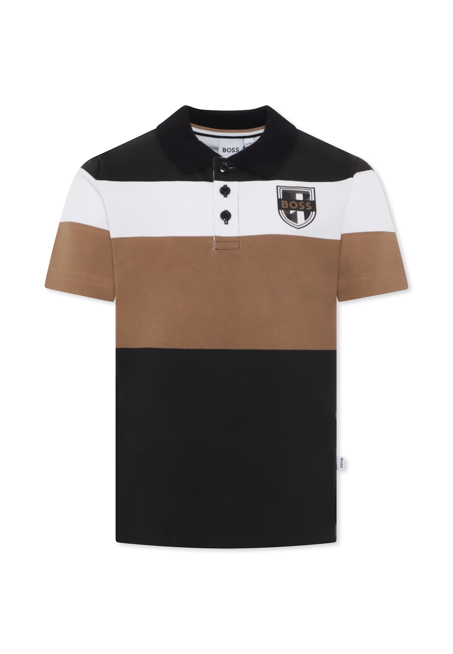 Hugo Boss Multicolor Polo Shirt For Boy In Multi