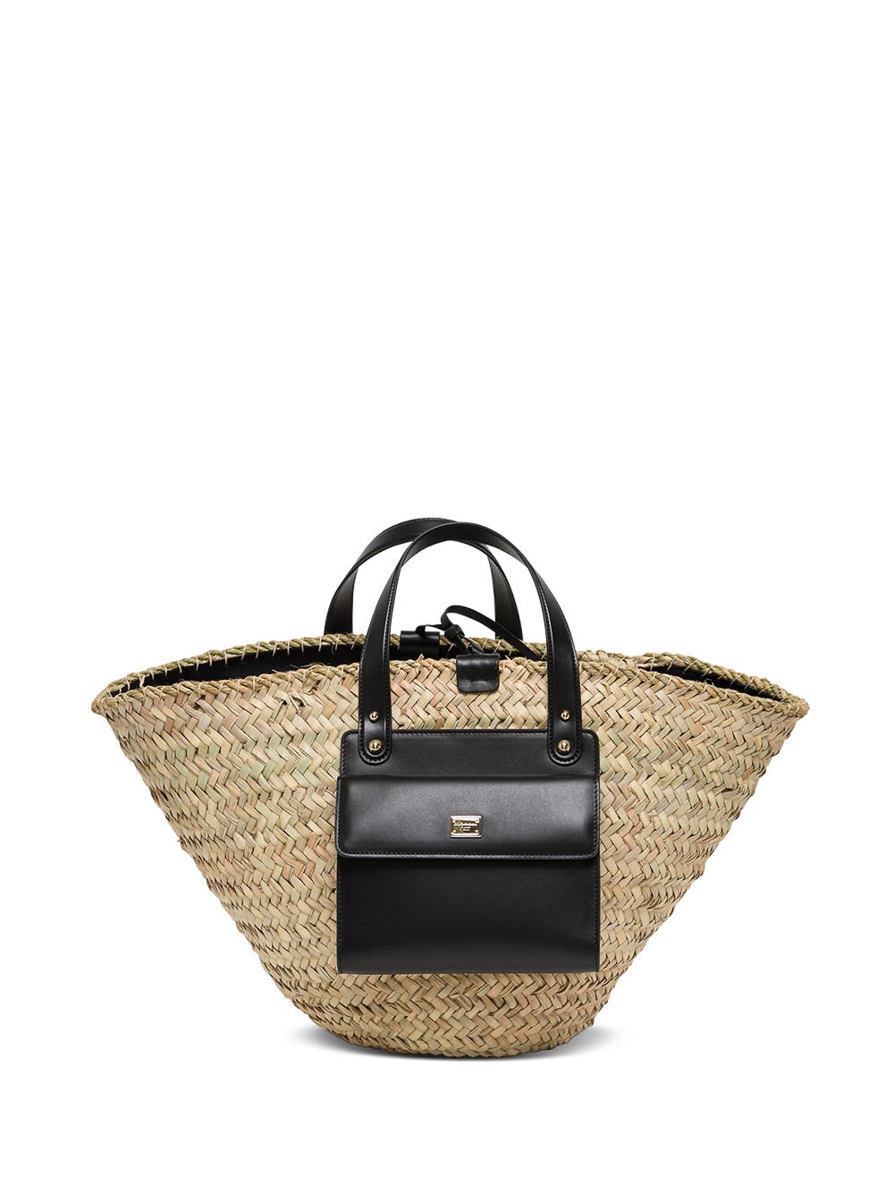 Dolce & Gabbana Kendra Straw Handbag