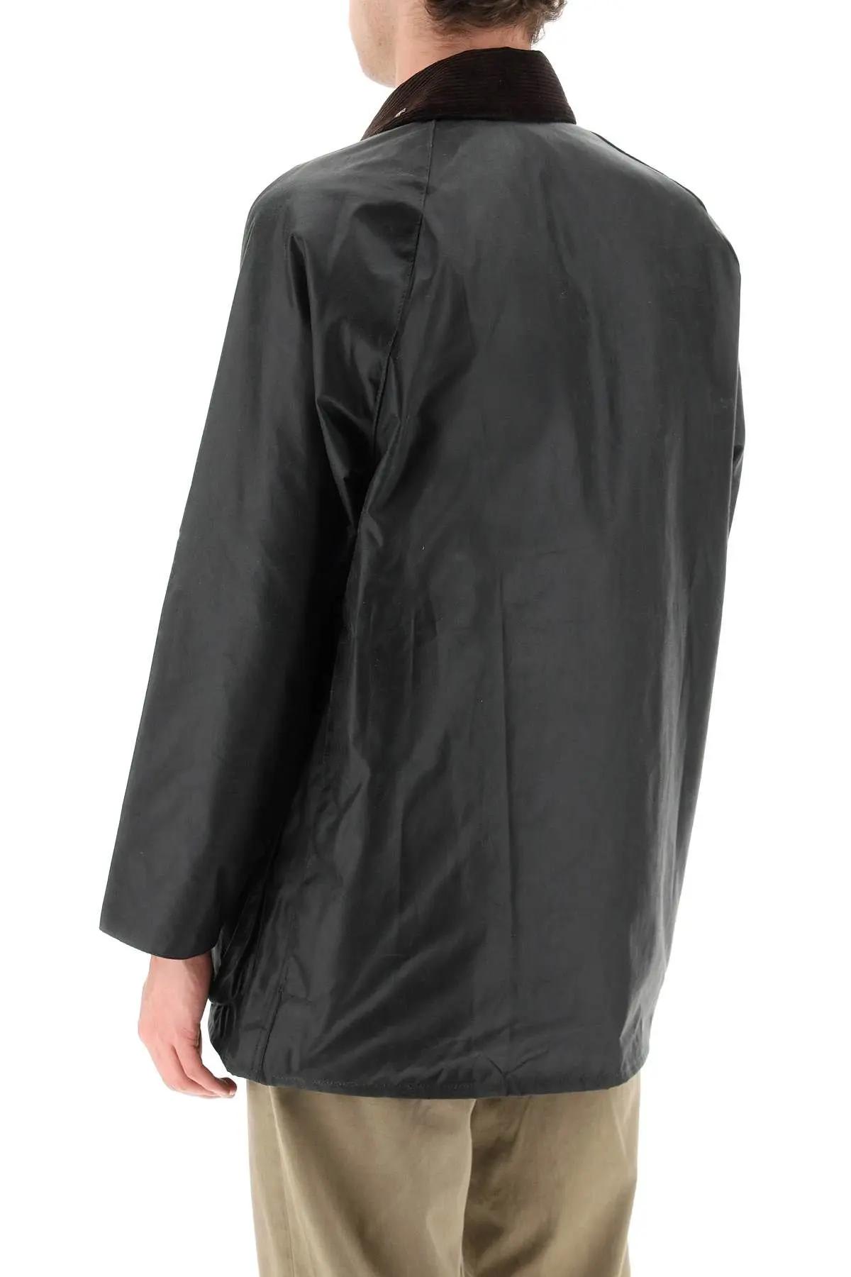 Barbour Bedale Wax Jacket Aw25 Wax Cot Outw In Gray
