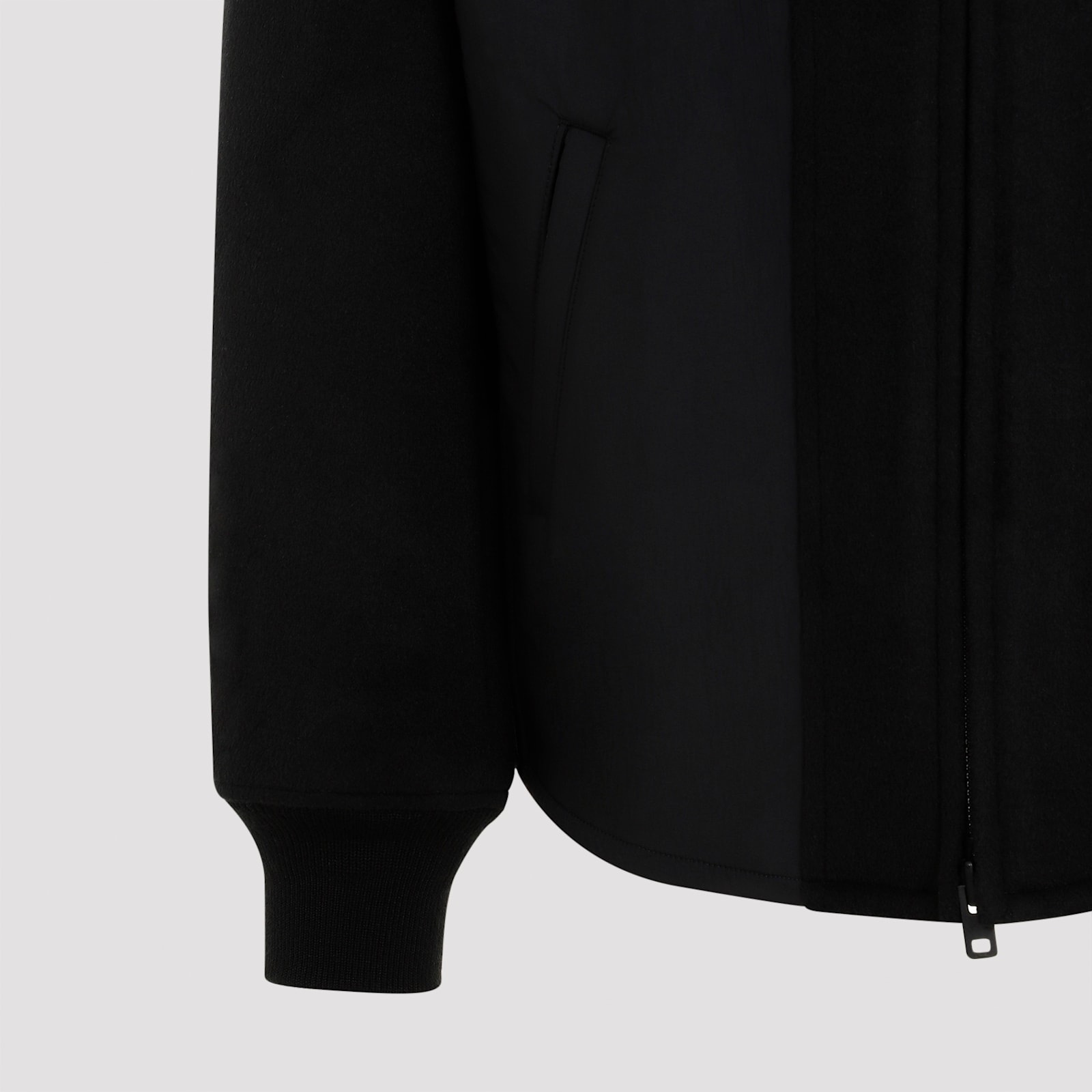 Shop Y-3 Melton Jacket In Black