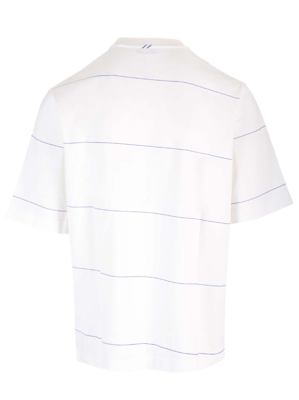 Shop Burberry Cotton T-shirt In White