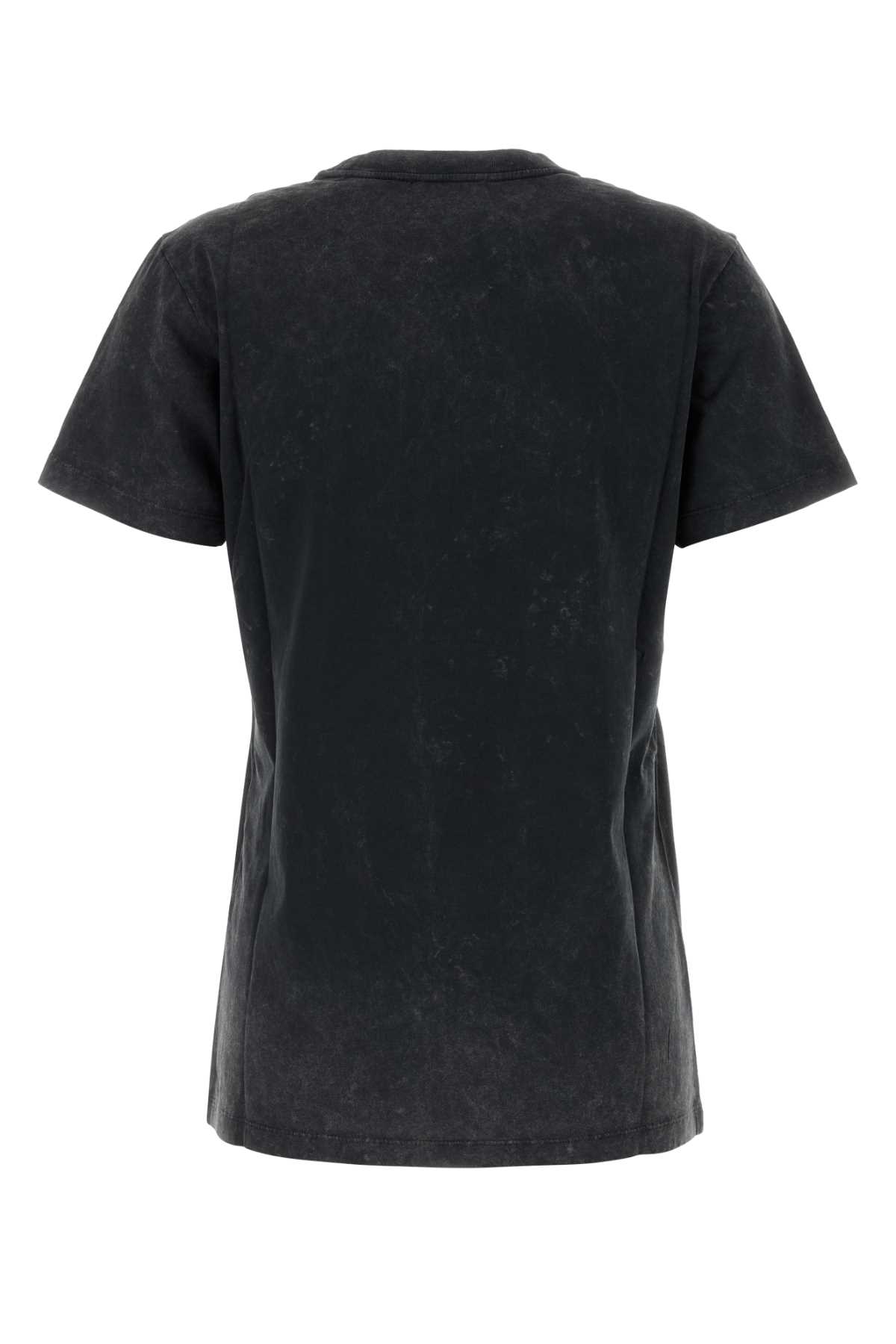 Isabel Marant Étoile Isabel Marant Etoile Slate Cotton Zoeline T-shit In Black