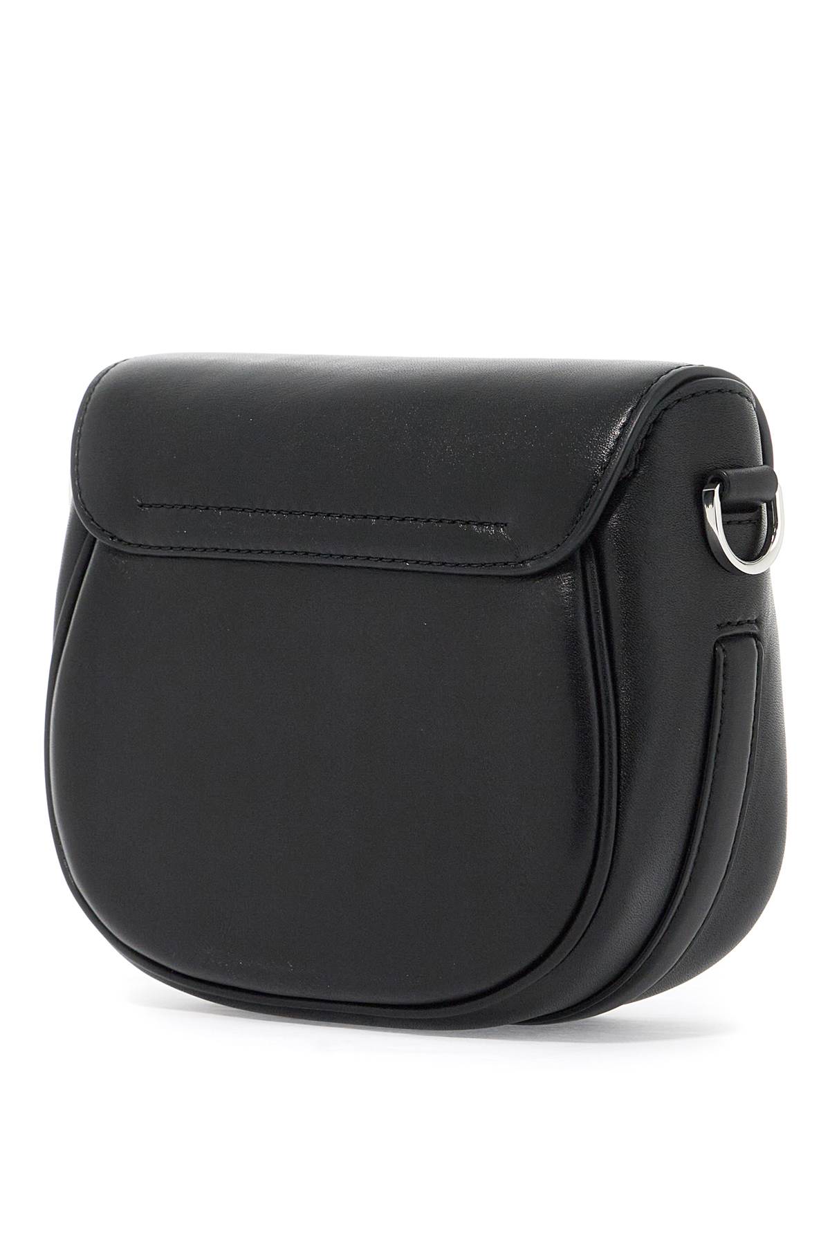 Shop Marc Jacobs The Covered J Marc Saddle Bag In Black (black)