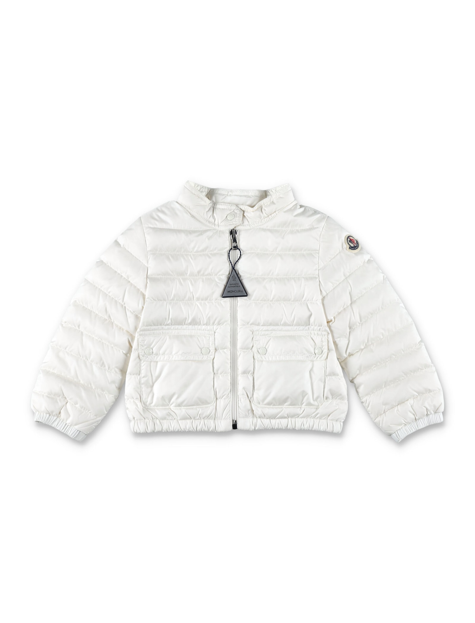 Shop Moncler Lans Jacket In White
