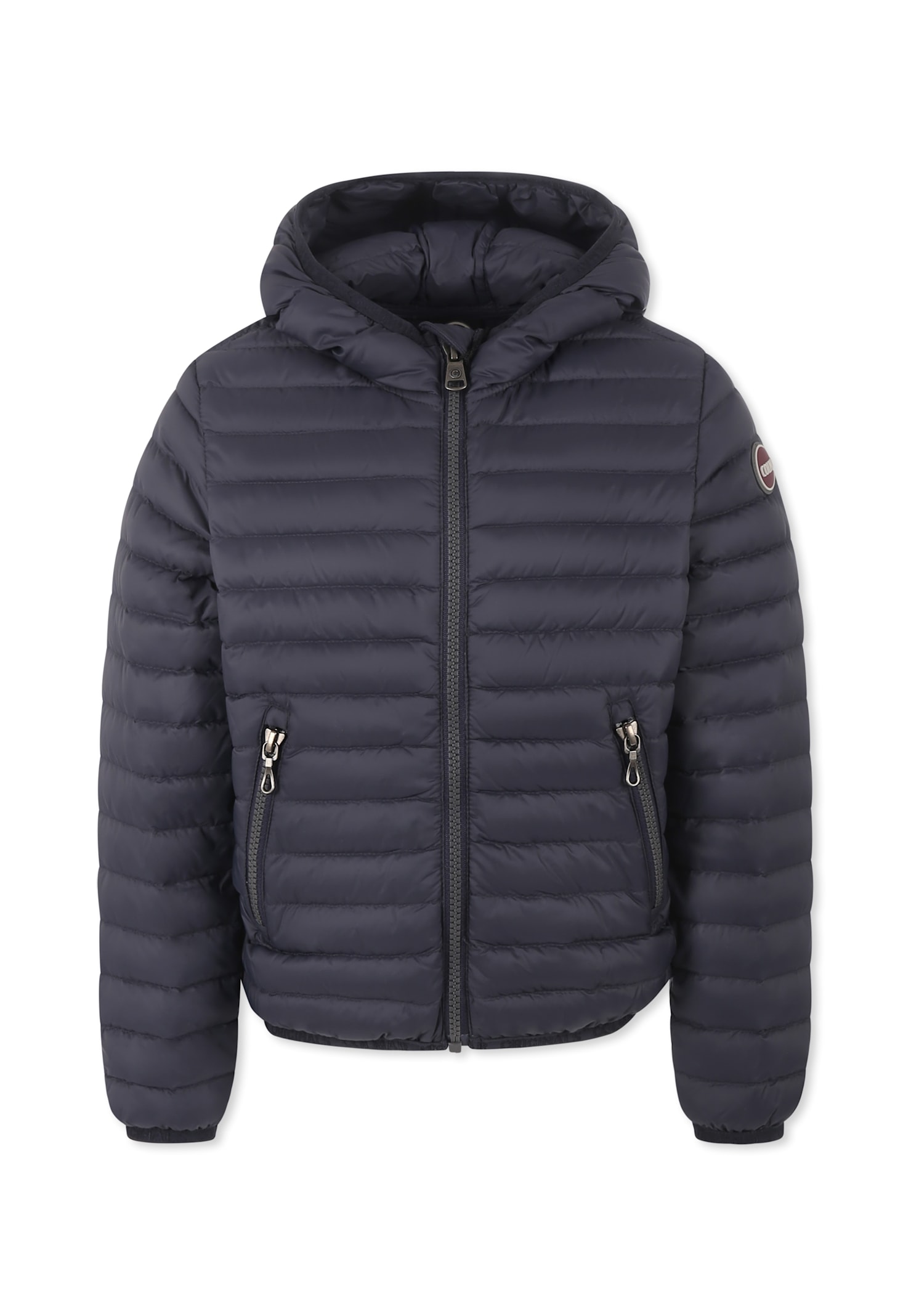 Colmar Logo-patch Quilted Jacket In Blue