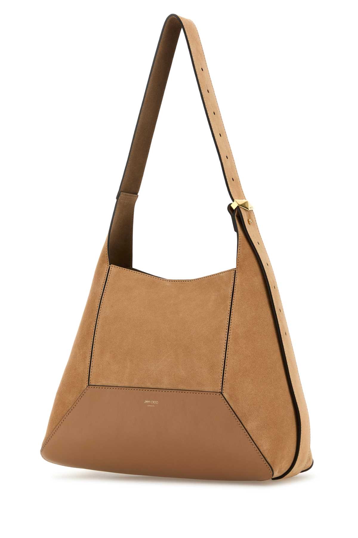Jimmy Choo Medium Leather Diamond Hobo Shoulder Bag