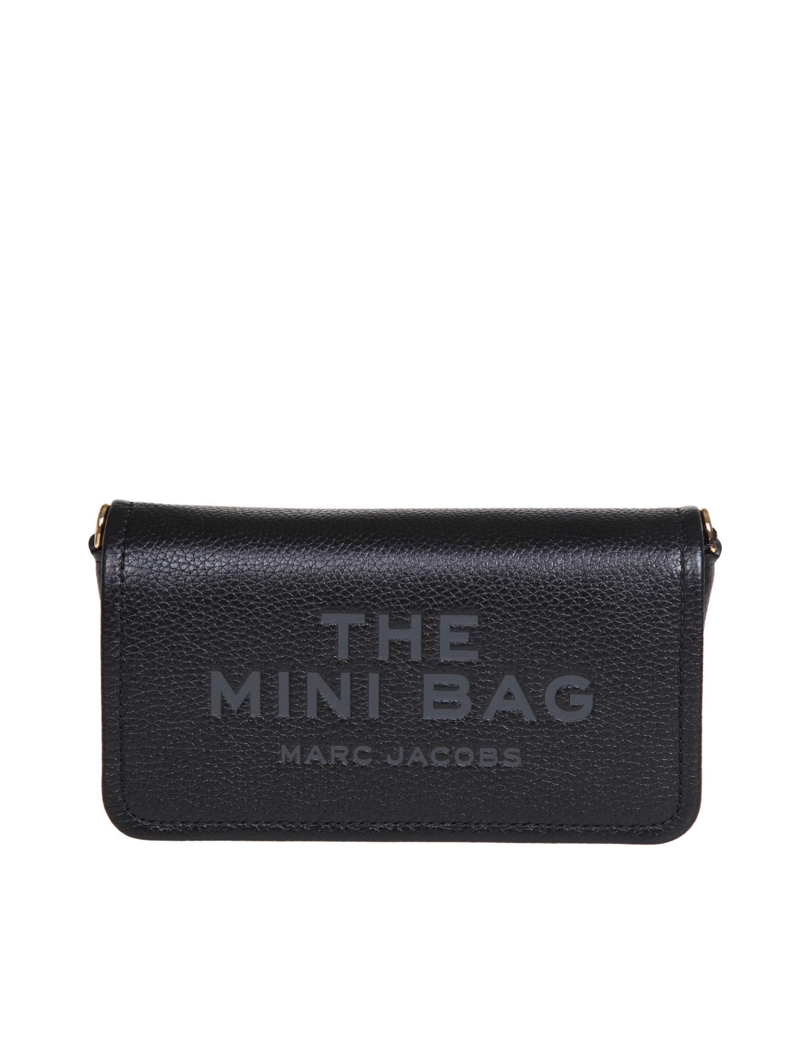 The Mini Bag In Black Color Leather