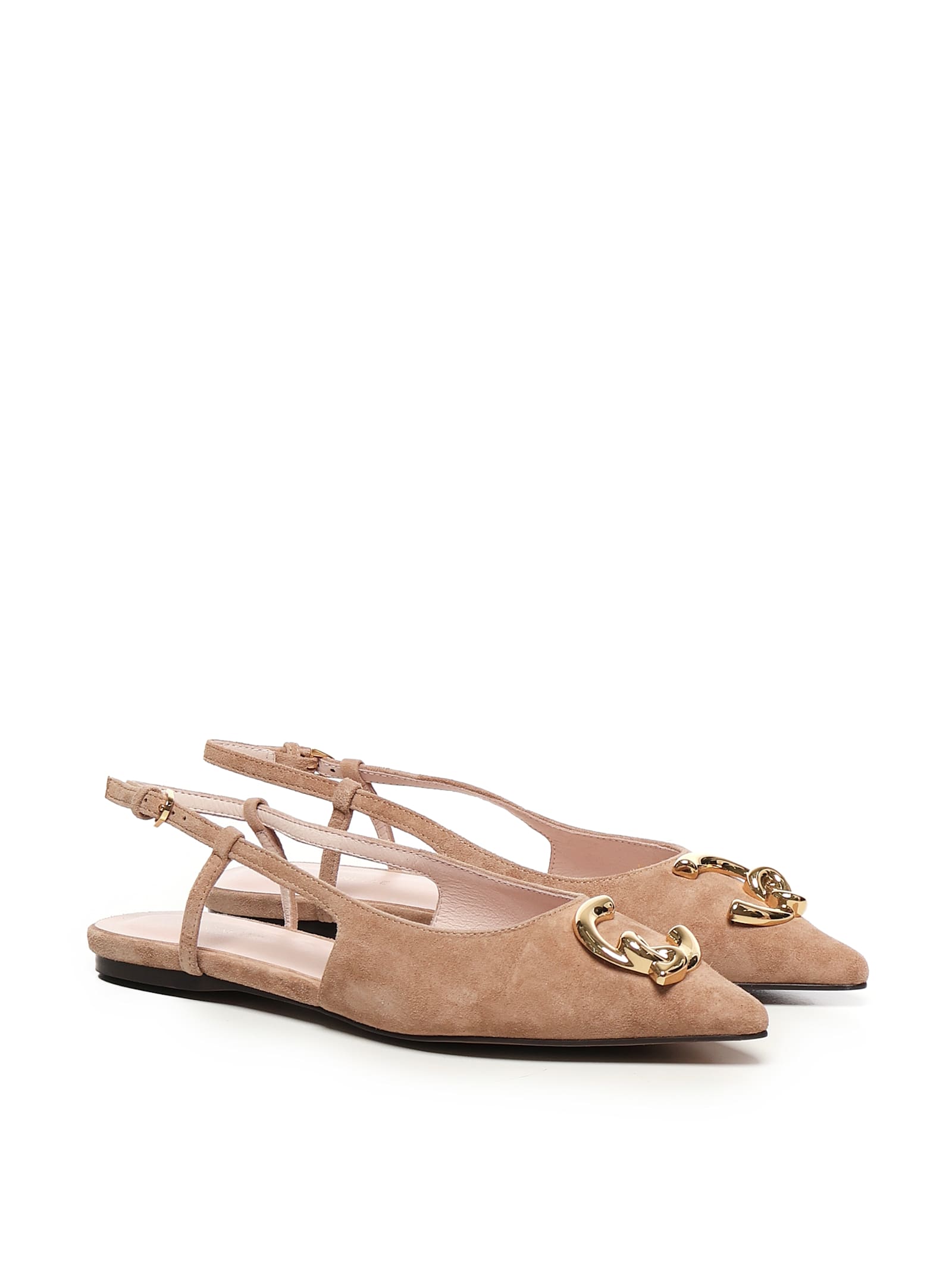 Shop Coccinelle C-me Flat Slingback In Suede