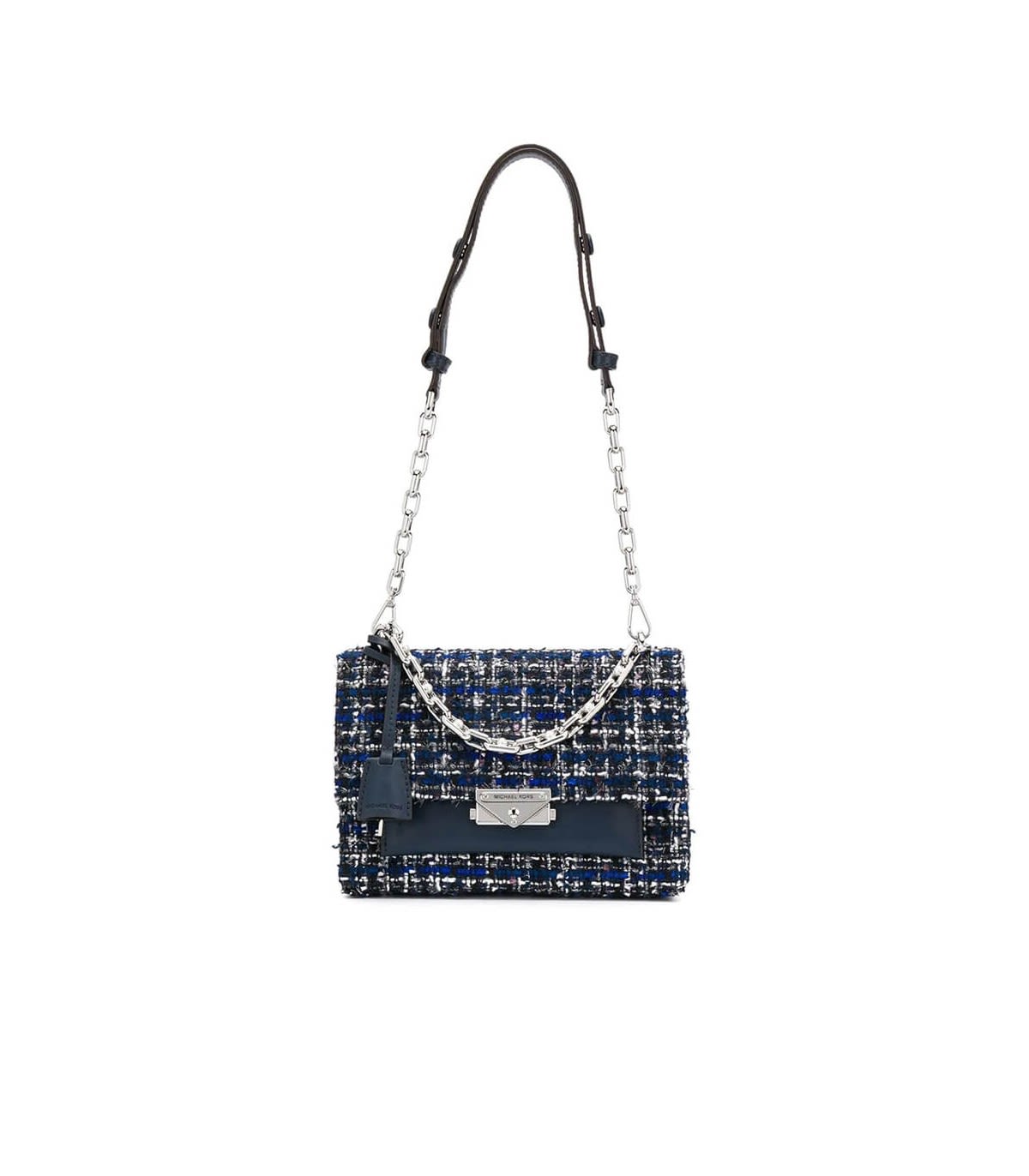 michael kors navy blue shoulder bag
