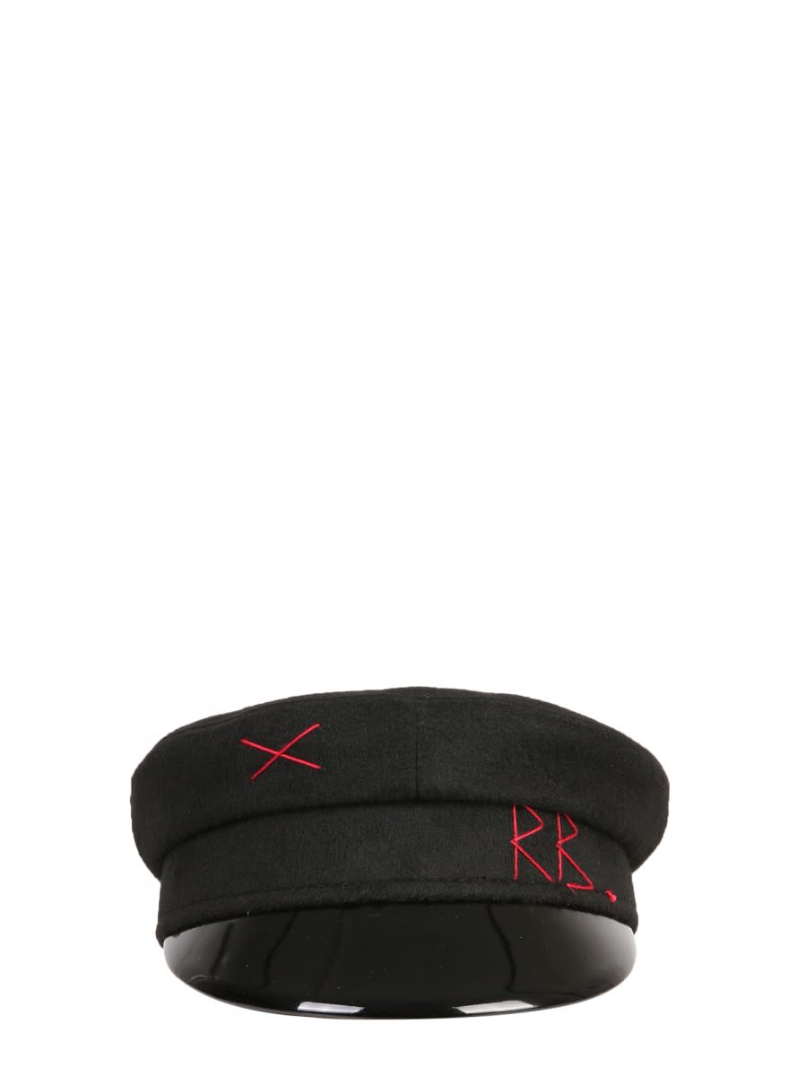 Shop Ruslan Baginskiy Baker Boy Hat In Black