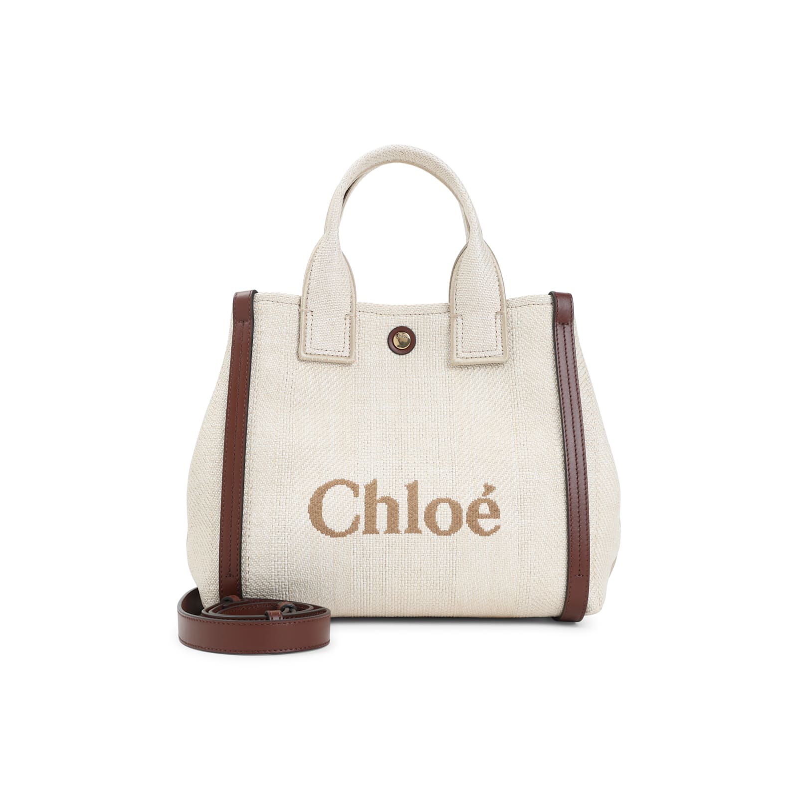 Chloé Tote Bag With Contrast Trim And Handles