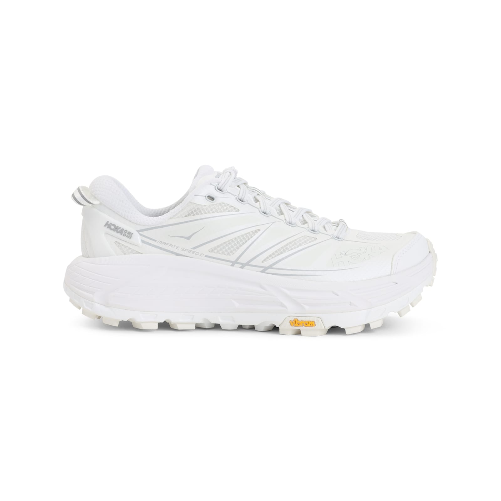Hoka Mafate Speed 2 Sneakers In White Fabric