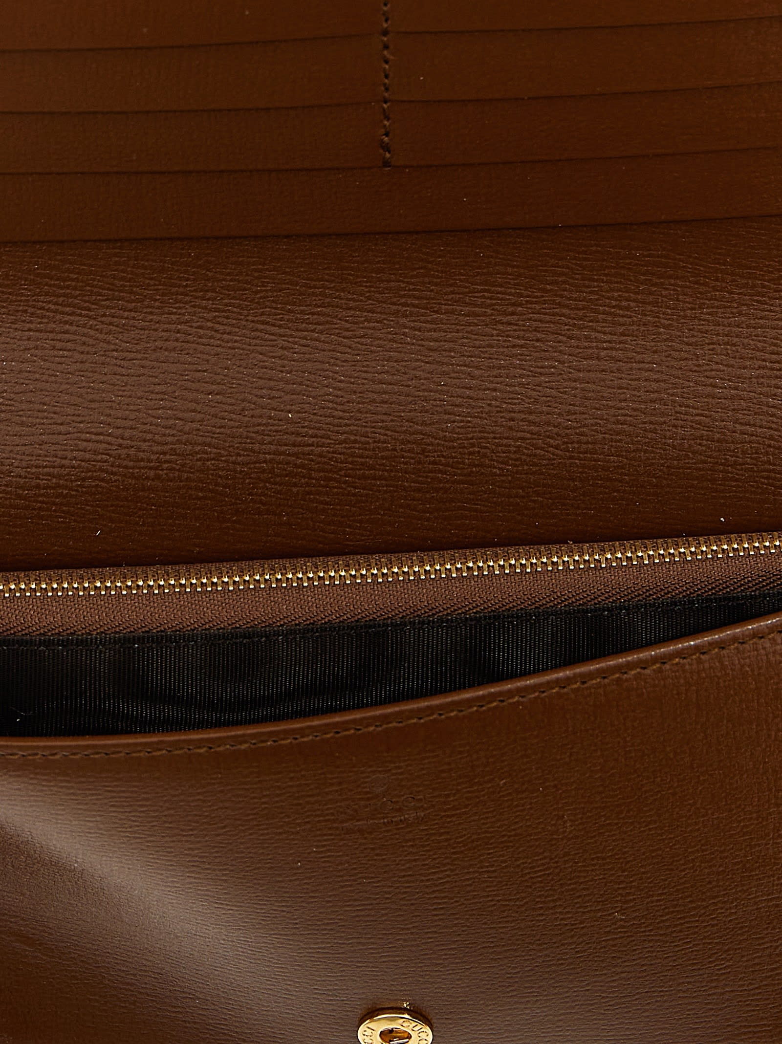 Gucci Horsebit 1955 Wallet In Brown