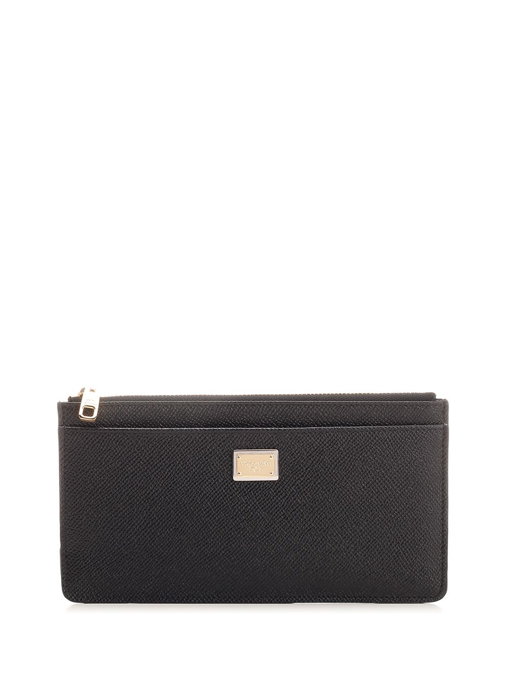 Shop Dolce & Gabbana Zipped Pouch In Nero