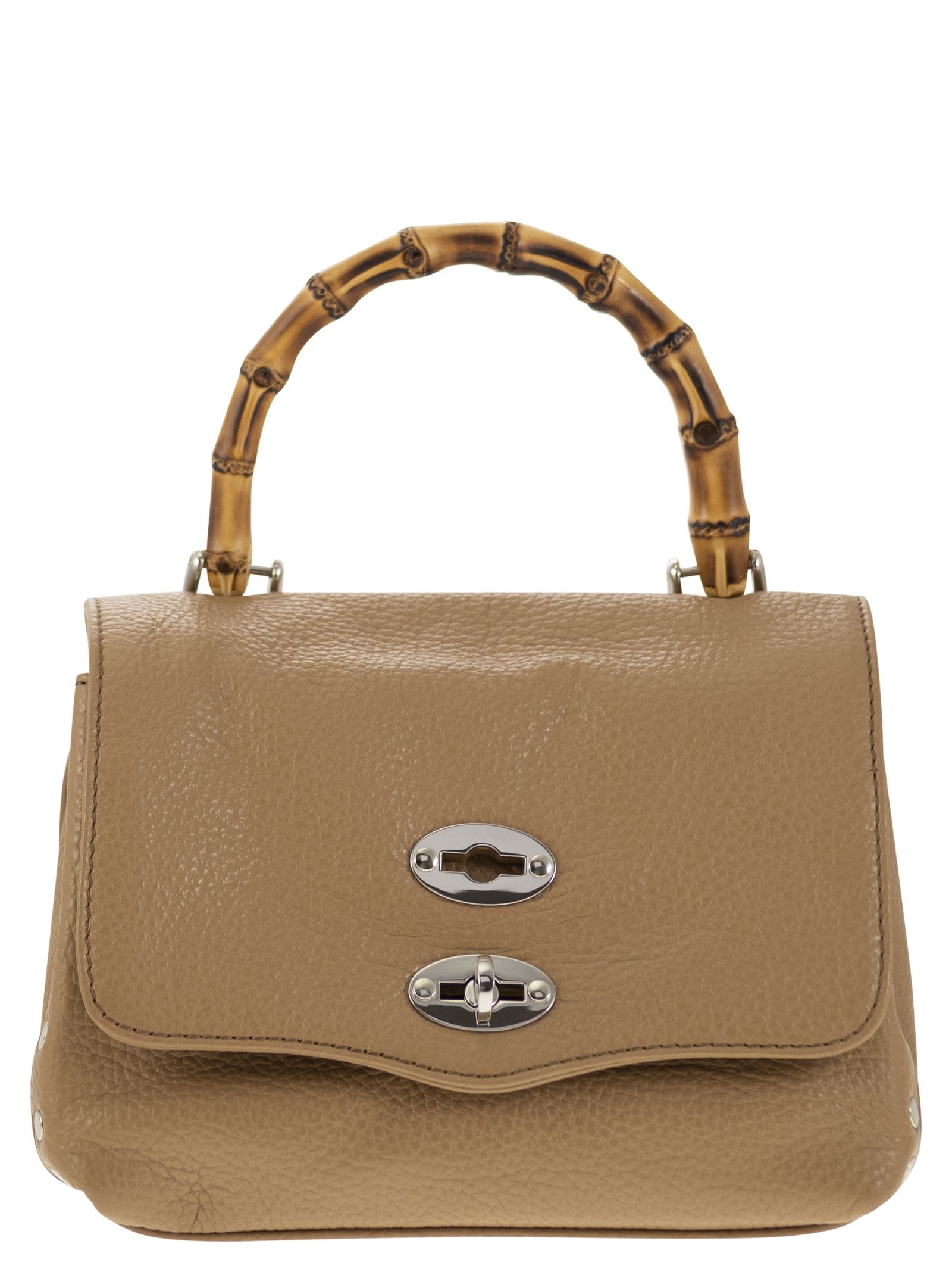 Zanellato Postina - Daily Baby Bag With Bamboo Handle In Leather
