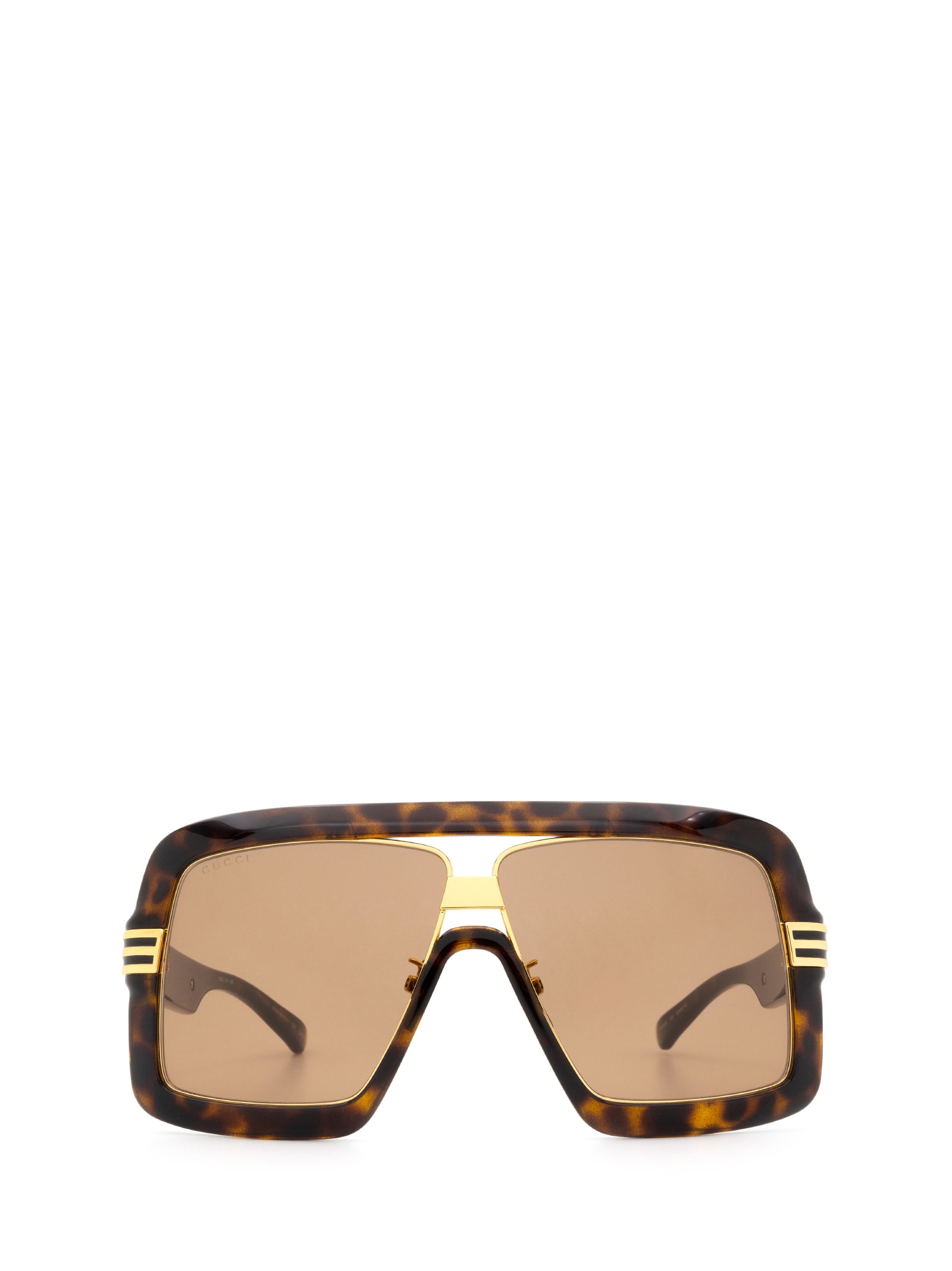 Shop Gucci Gg0900s Havana Sunglasses