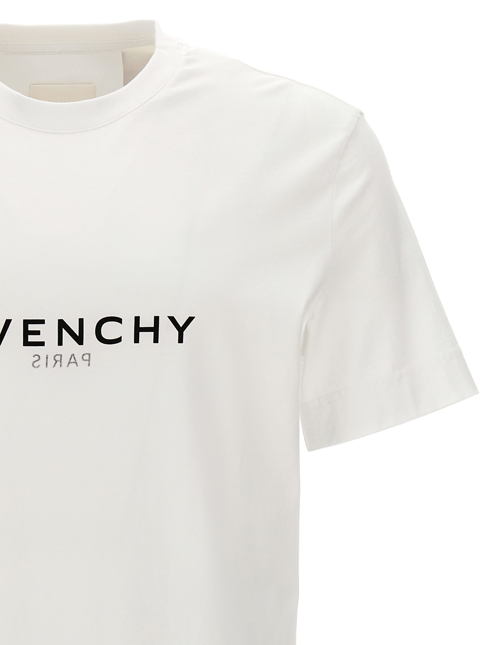 Shop Givenchy Logo T-shirt In White