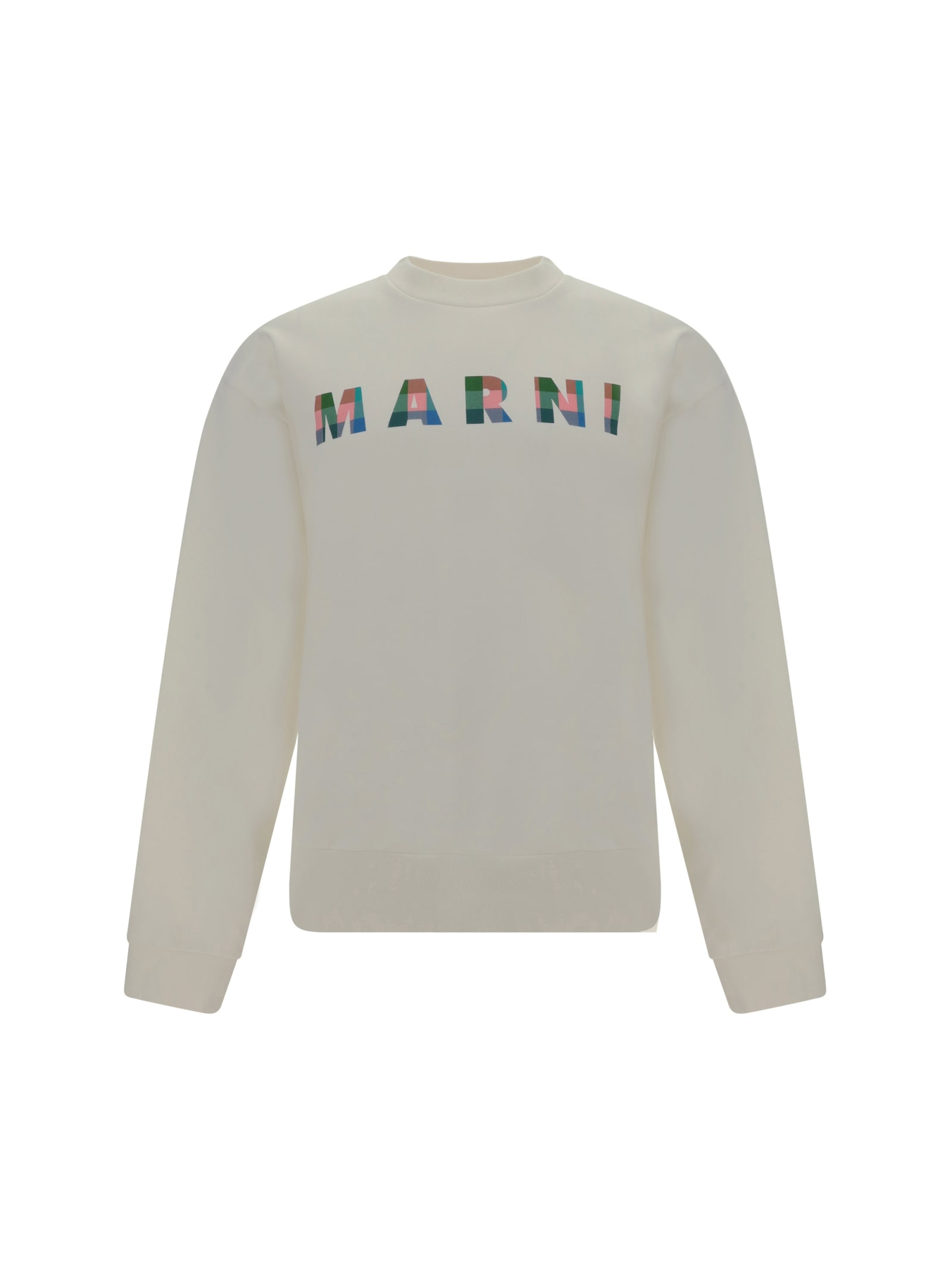 Shop Marni Sweatshirt In White
