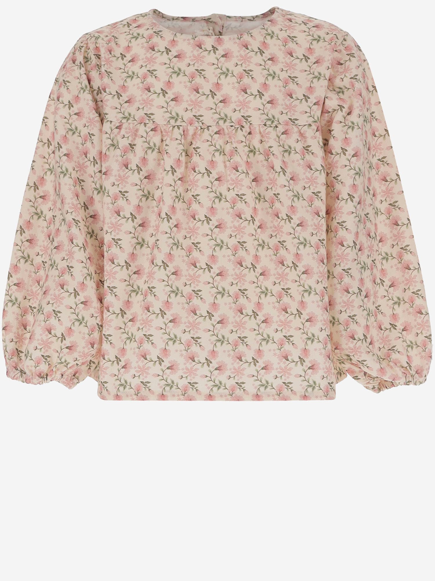 Babe &amp; Tess Cotton Dress With Floral Pattern In Red