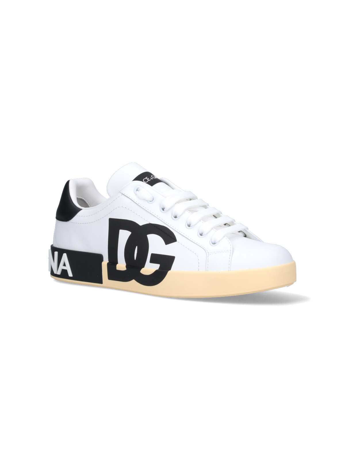 Shop Dolce & Gabbana Portofino Sneakers In White