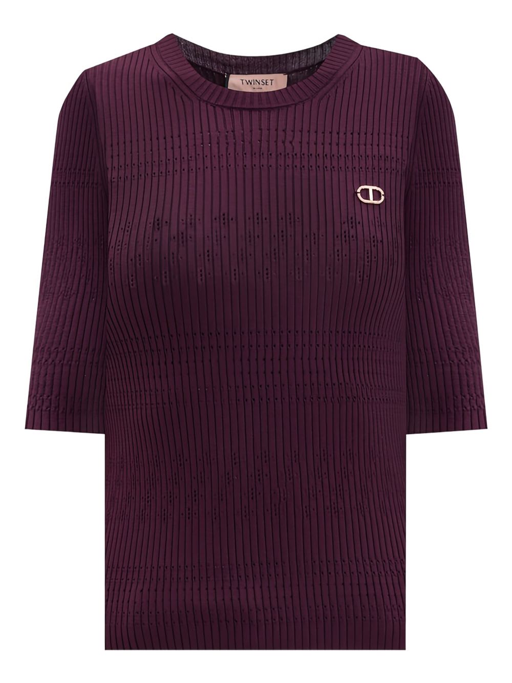Twinset Sweater In Purple