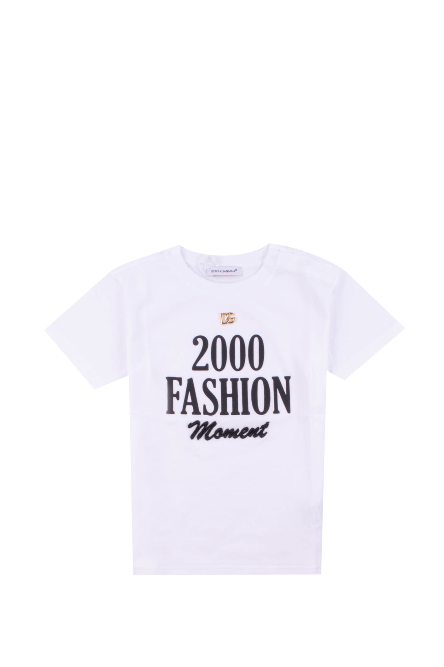 Dolce & Gabbana 2000 Fashion Print Jersey T-shirt