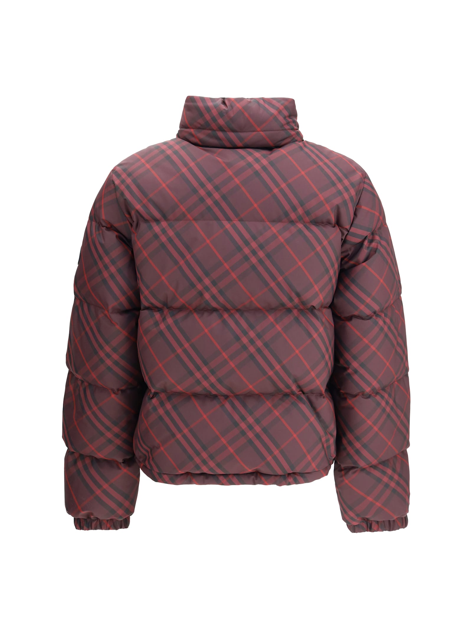 Burberry Red Polyester Clothing In Brown