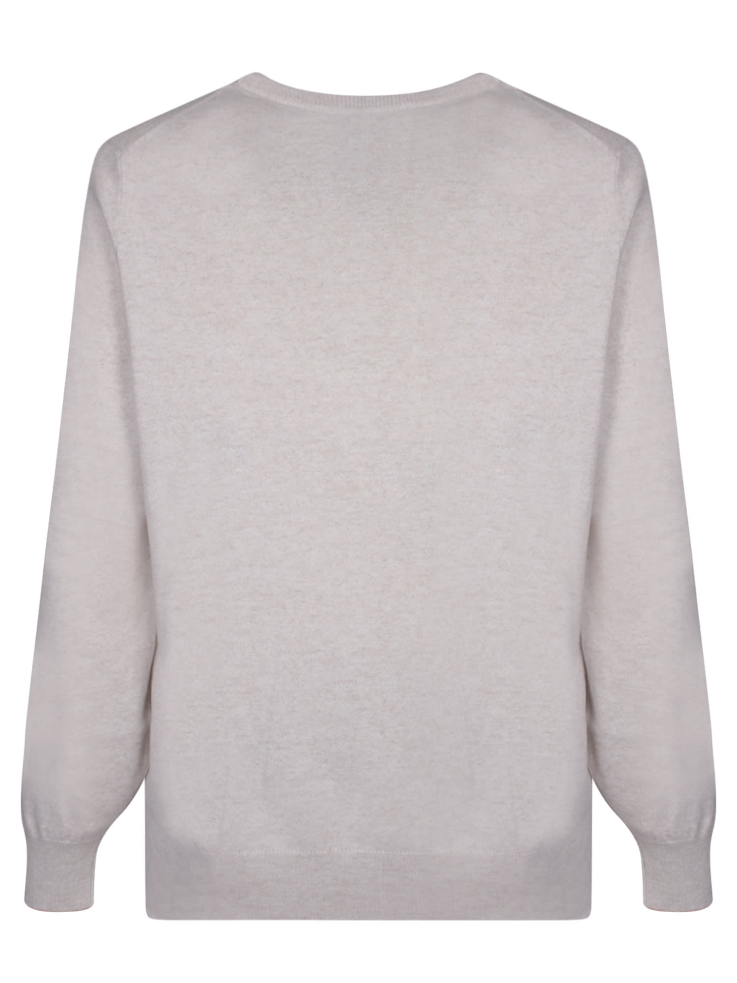 Shop Brunello Cucinelli Pearl Cashmere Sweater In Grey