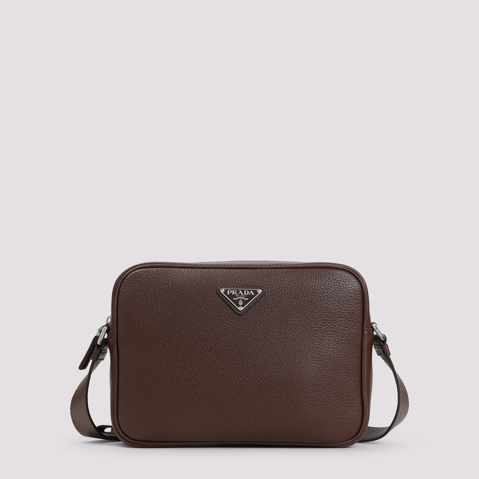 Prada Cross Body Bag In Brown