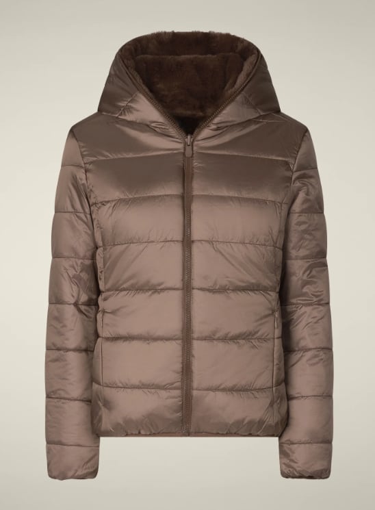 Save The Duck Bridget Eco Fur In Brown