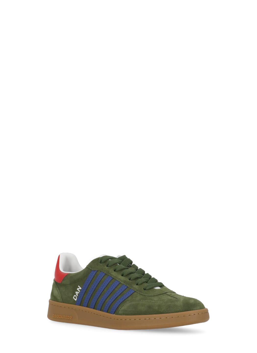 Shop Dsquared2 Boxer Sneakers In Green