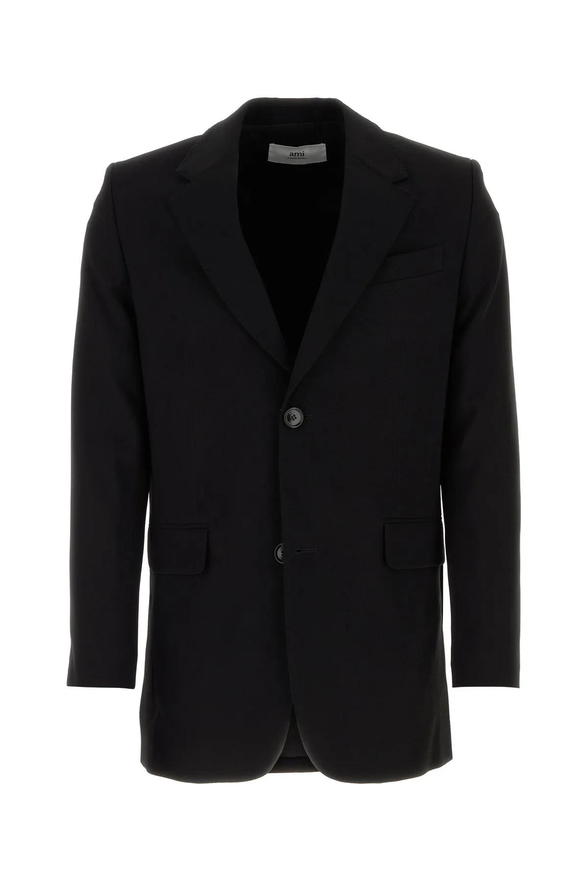 Black Wool Blazer