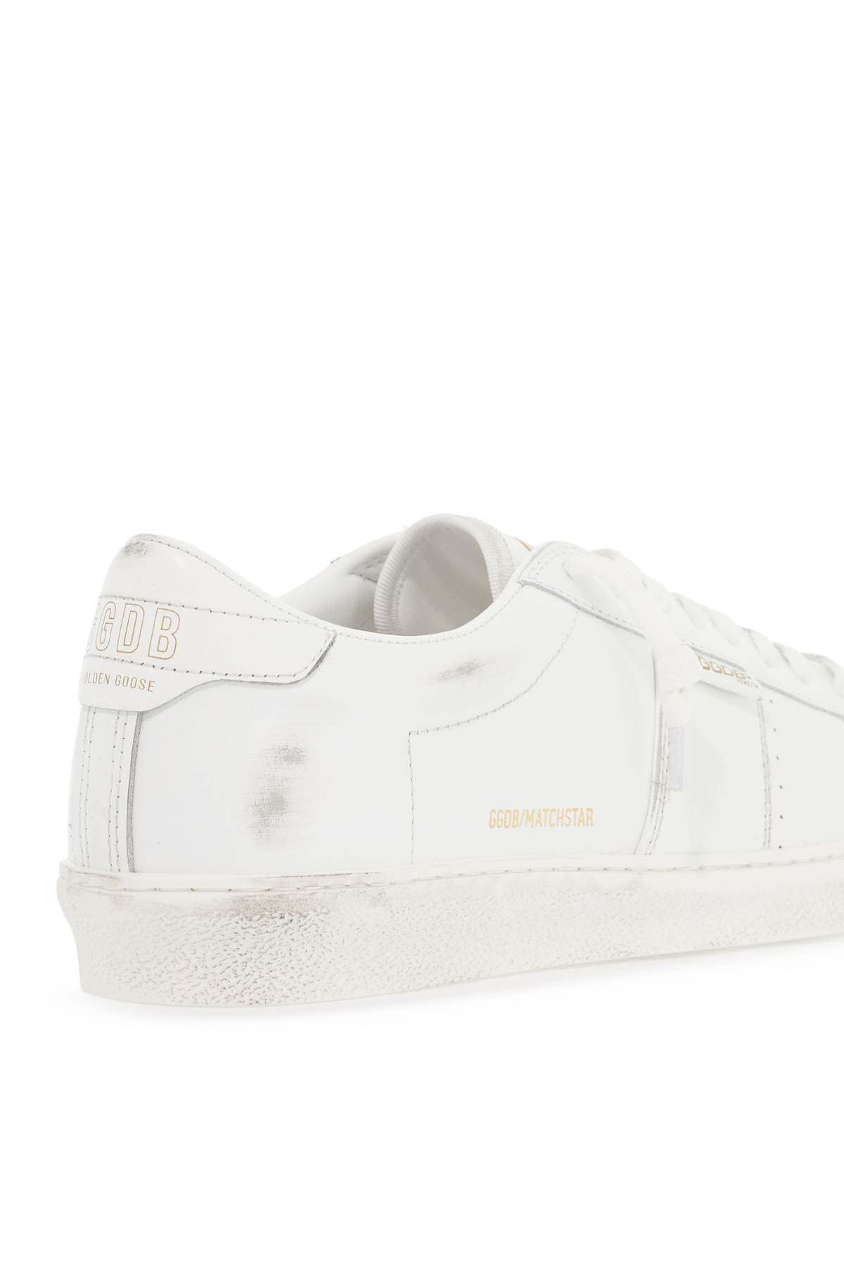 Shop Golden Goose Smooth Leather Matchstar Sneakers In