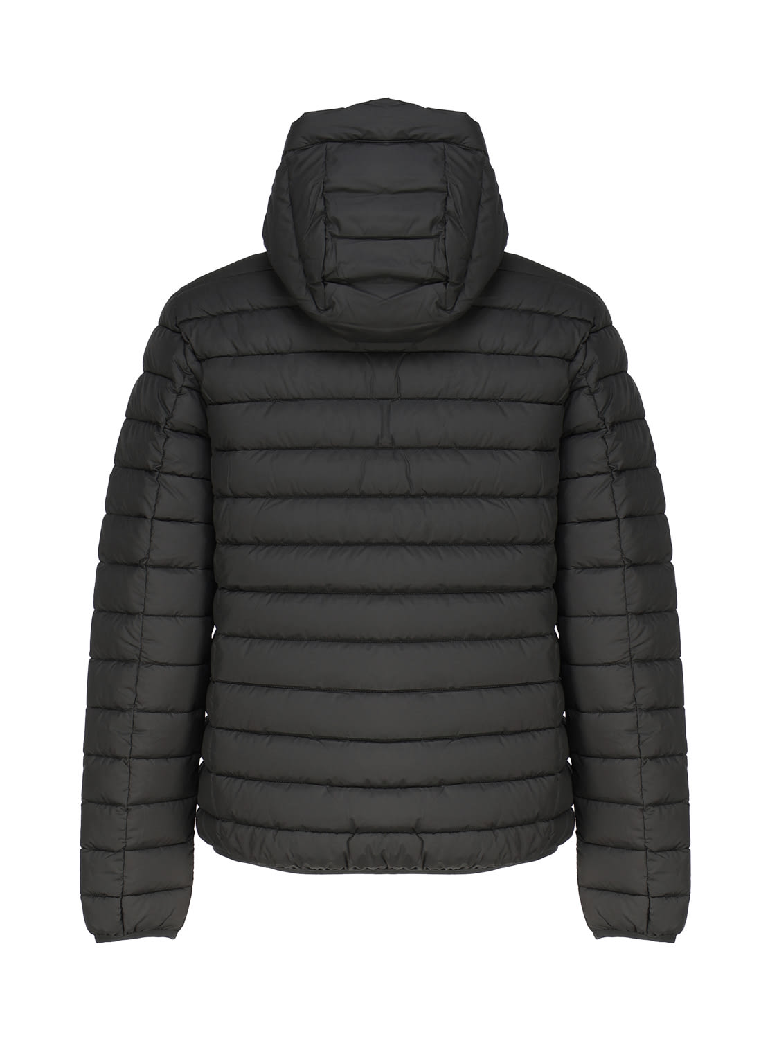 Shop Save The Duck Jacket With Hood In Green/black