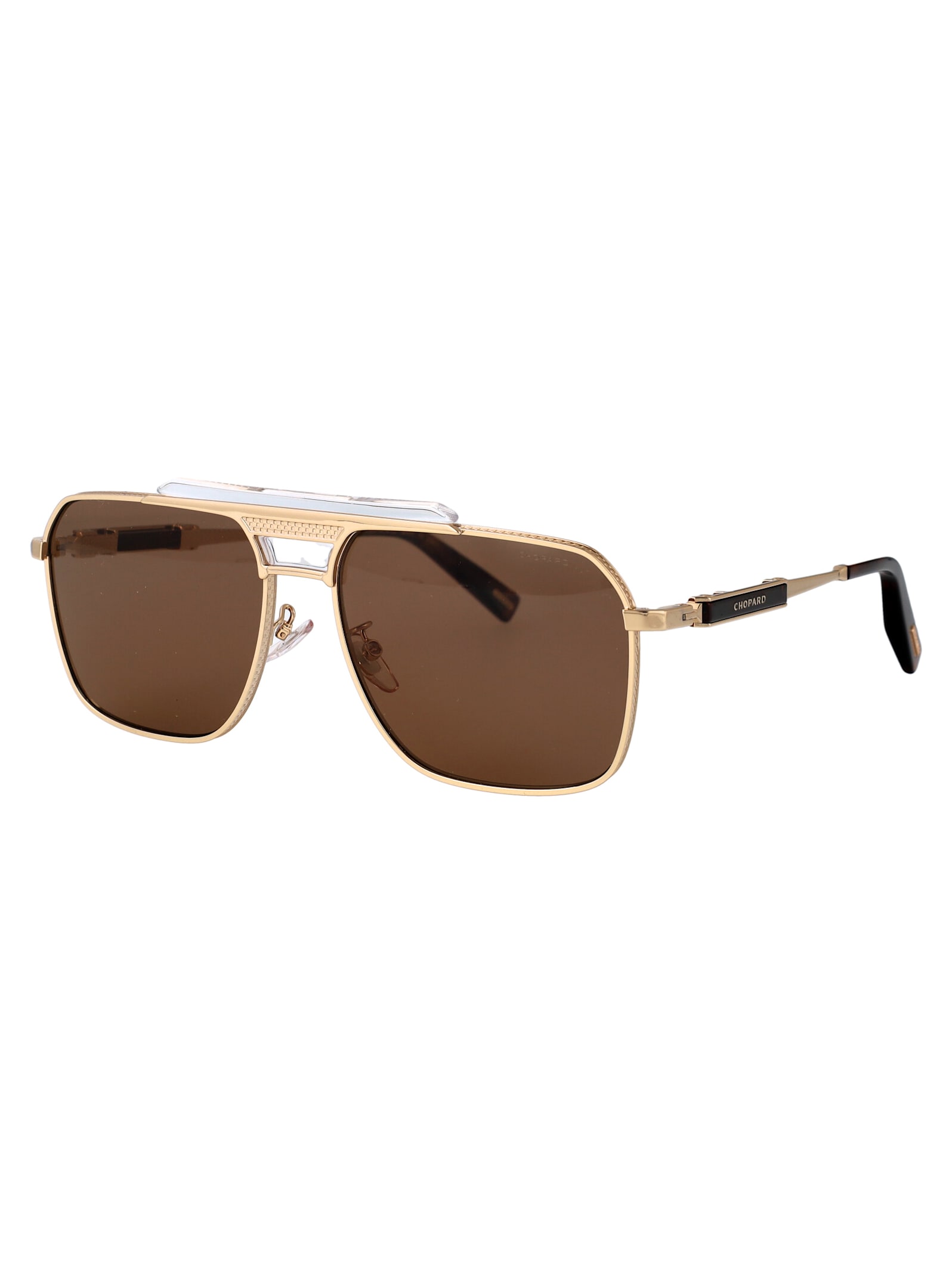 Chopard Schl31 Sunglasses In Oro Rose Lucido